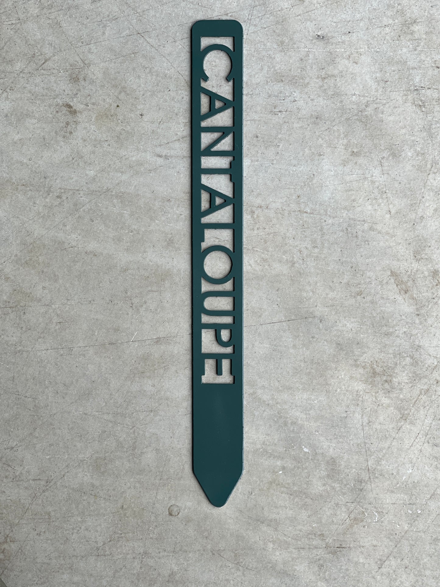 Metal Garden Stakes - Painted Hunter Green