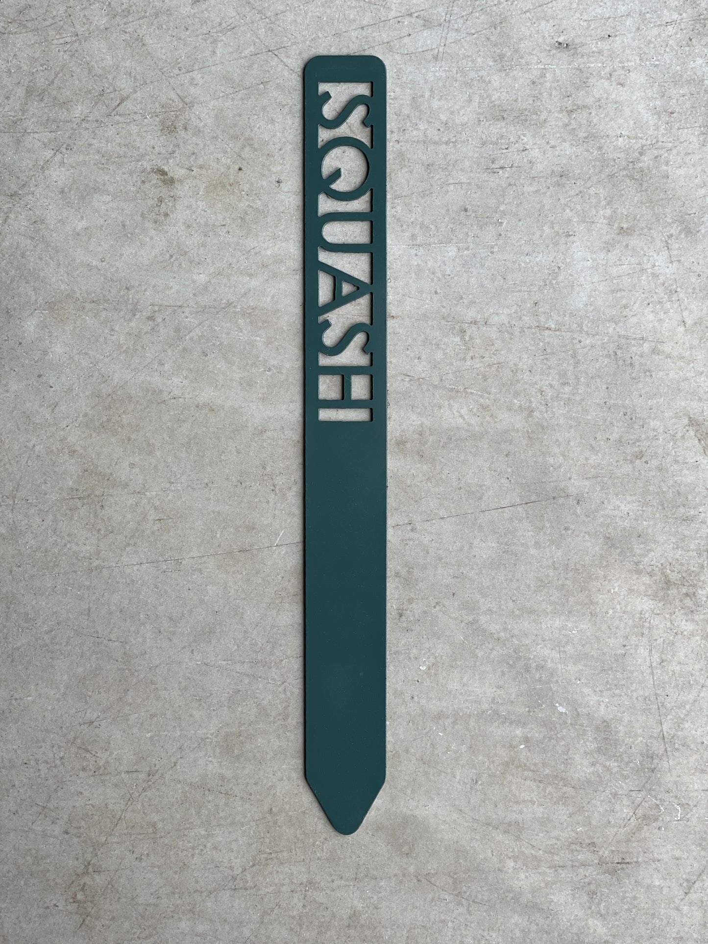 Metal Garden Stakes - Painted Hunter Green