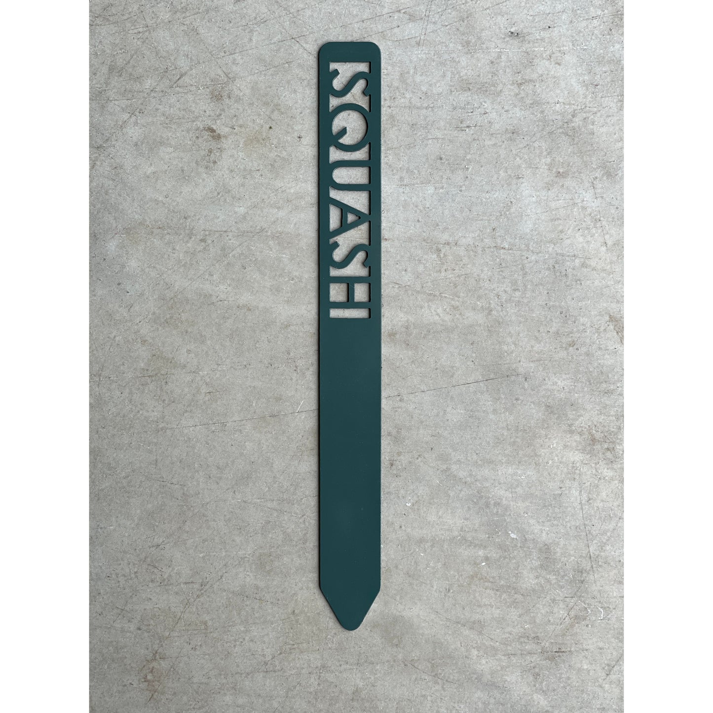 Metal Garden Stakes - Painted Hunter Green- Garden Yard Art – Rustic Outdoor Decor