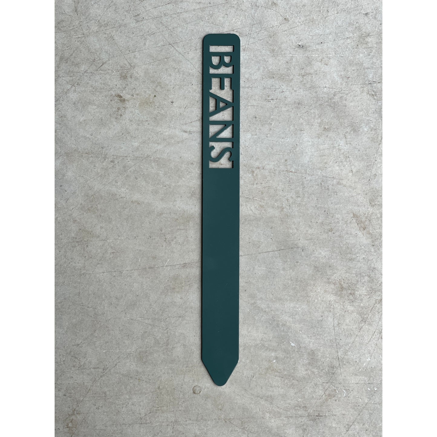 Metal Garden Stakes - Painted Hunter Green- Garden Yard Art – Rustic Outdoor Decor
