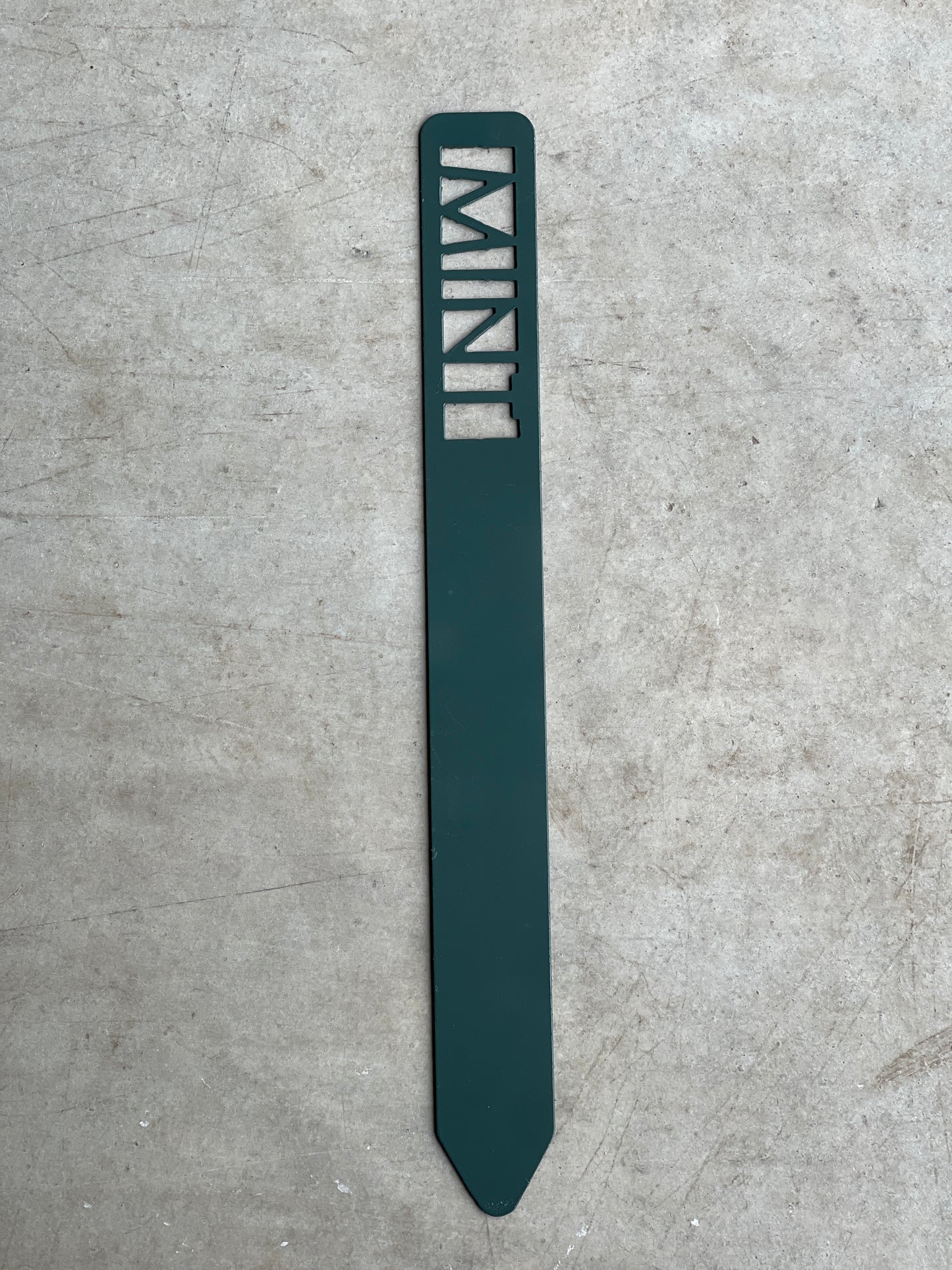 Metal Garden Stakes - Painted Hunter Green