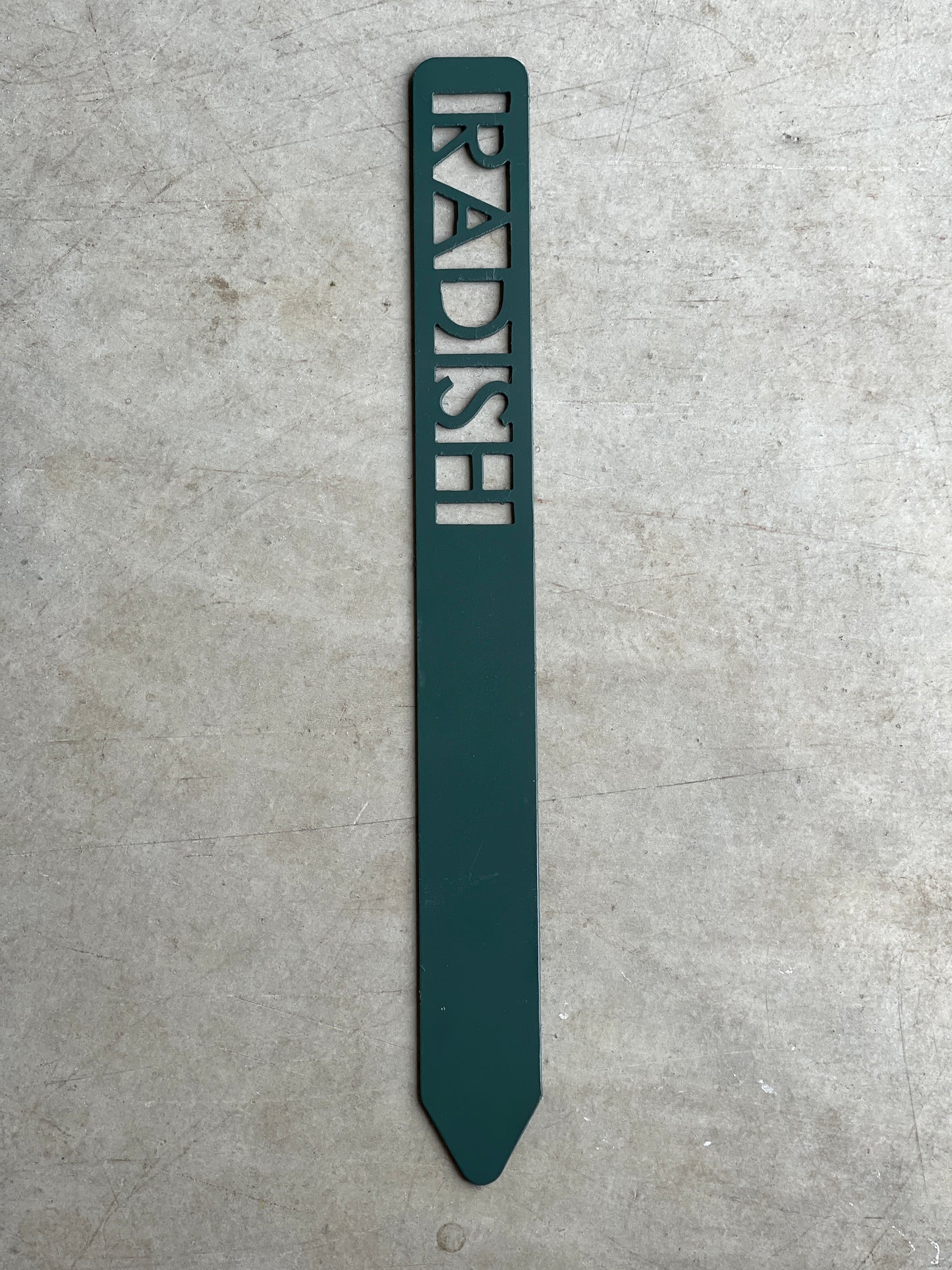 Metal Garden Stakes - Painted Hunter Green