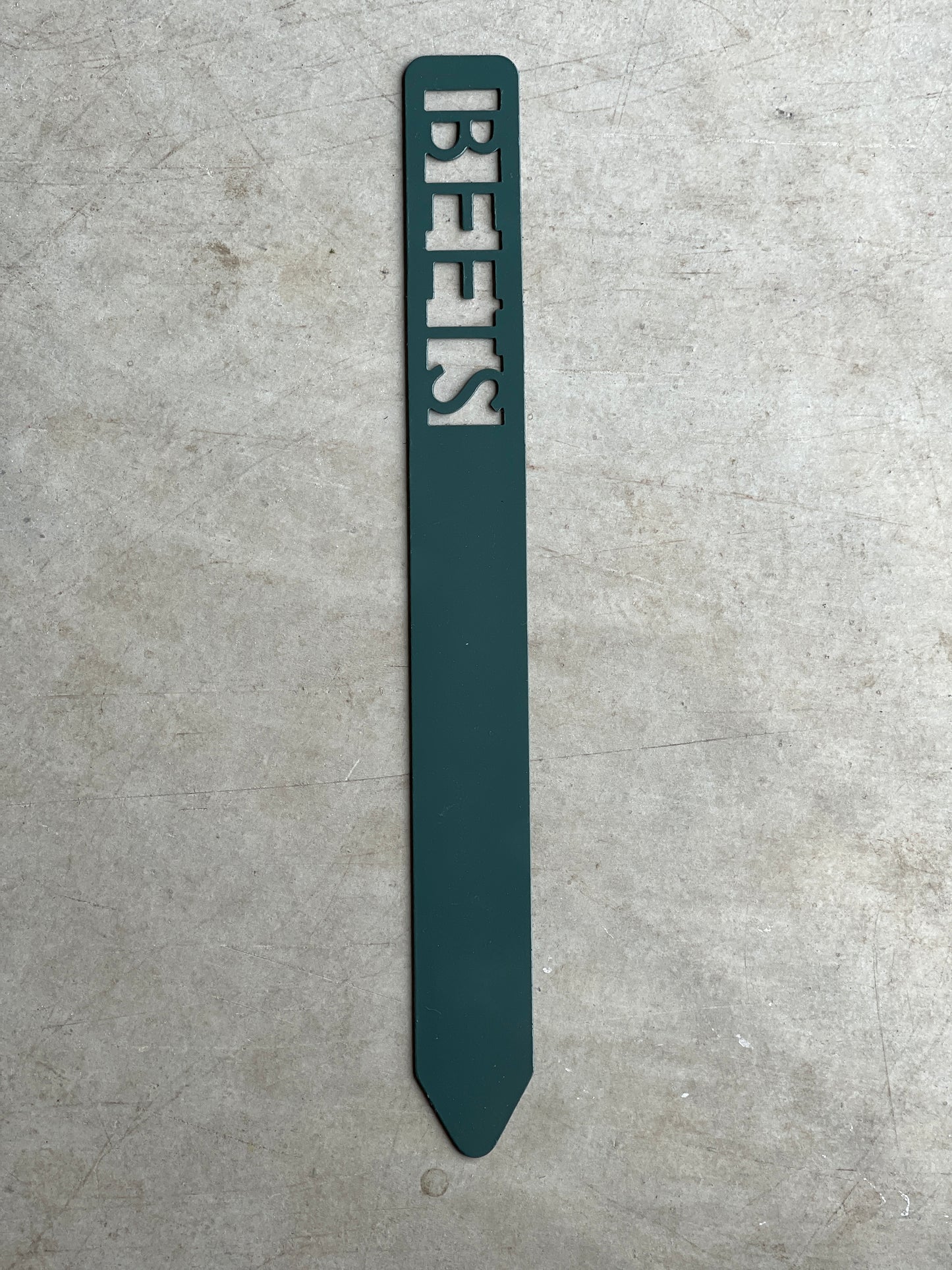 Metal Garden Stakes - Painted Hunter Green