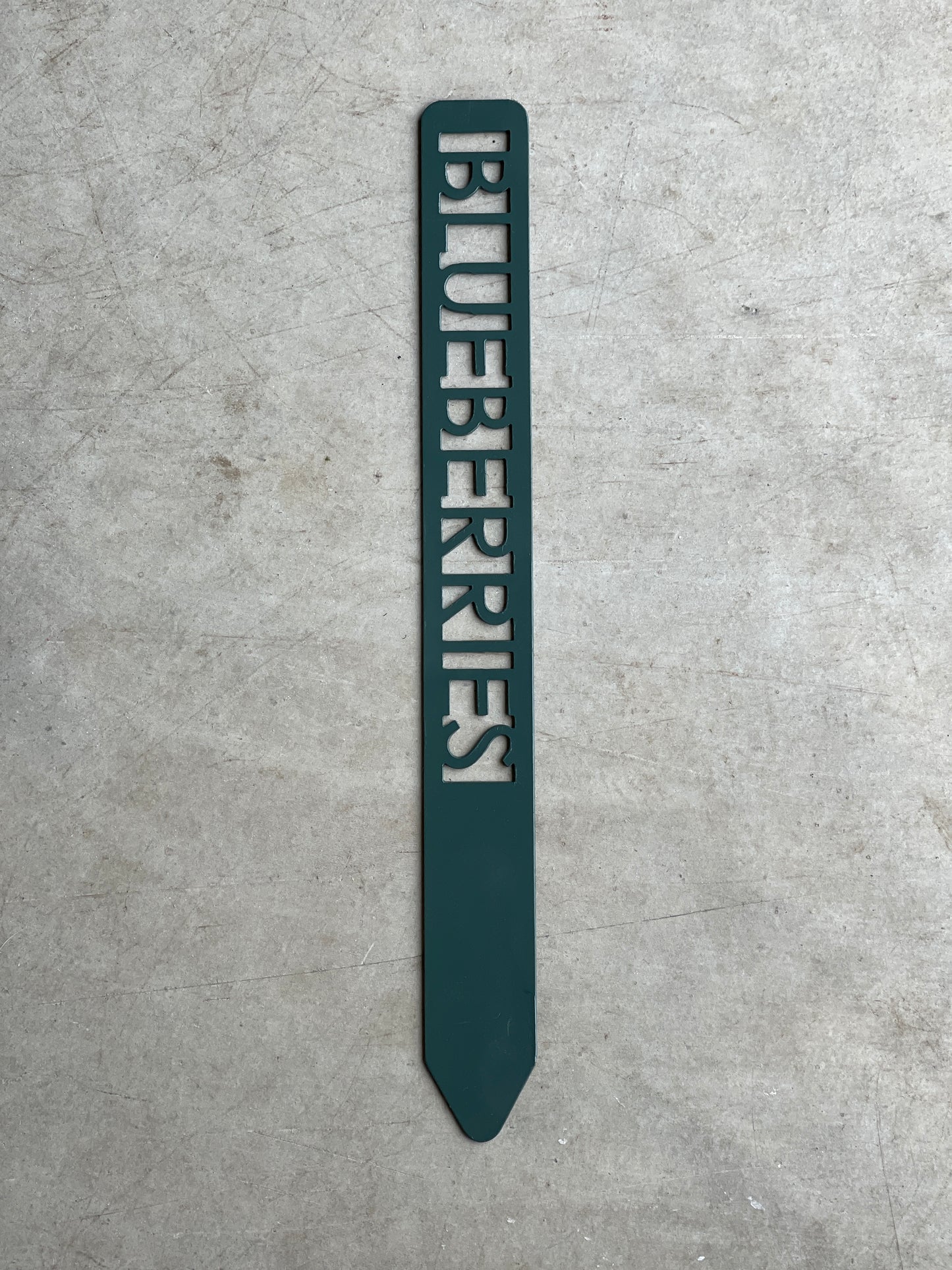 Metal Garden Stakes - Painted Hunter Green