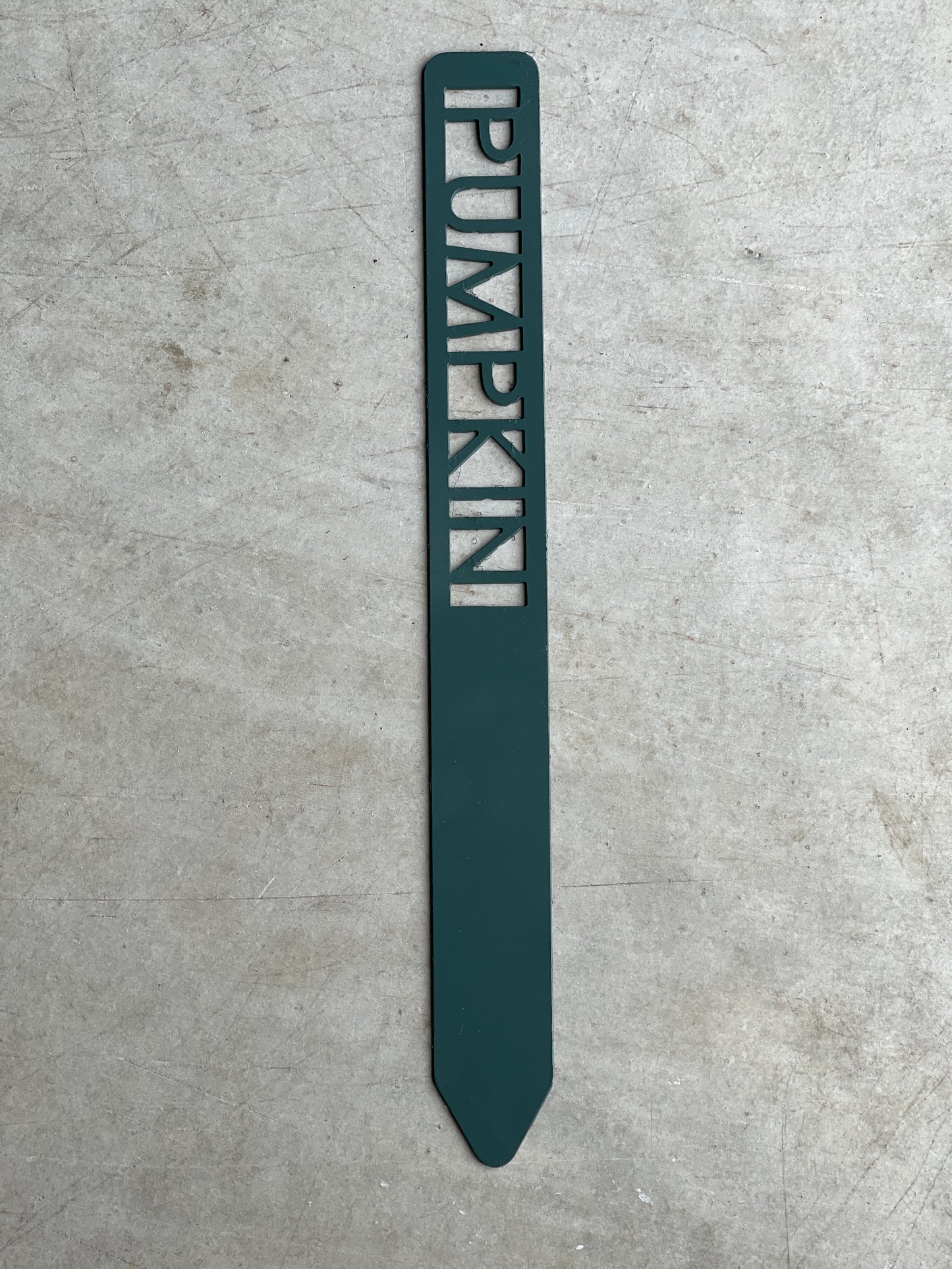 Metal Garden Stakes - Painted Hunter Green