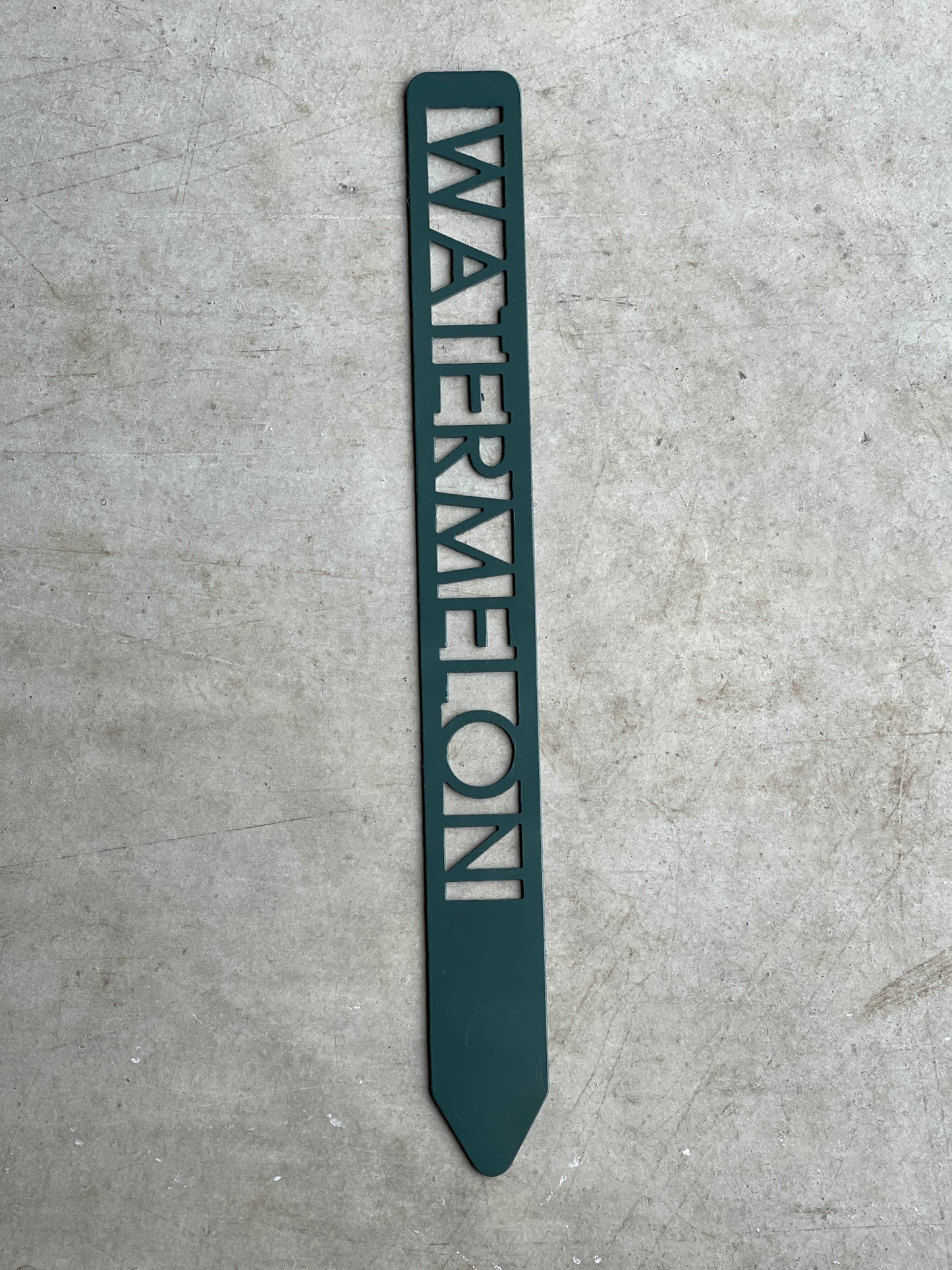 Metal Garden Stakes - Painted Hunter Green