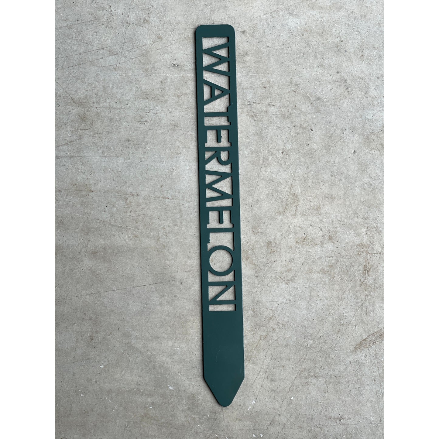 Metal Garden Stakes - Painted Hunter Green- Garden Yard Art – Rustic Outdoor Decor