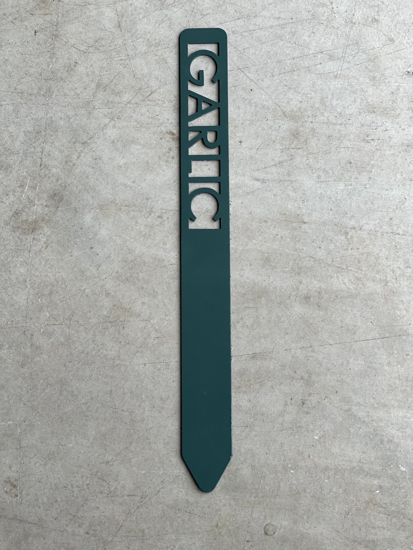 Metal Garden Stakes - Painted Hunter Green