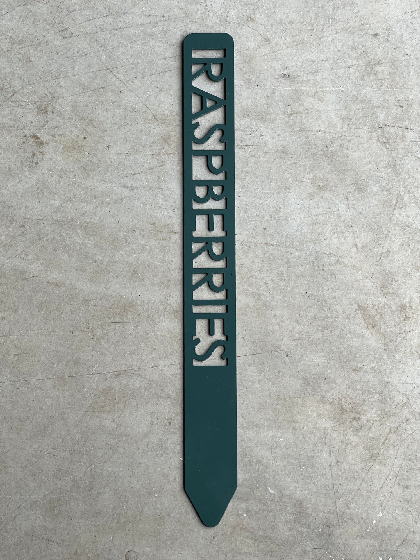 Metal Garden Stakes - Painted Hunter Green