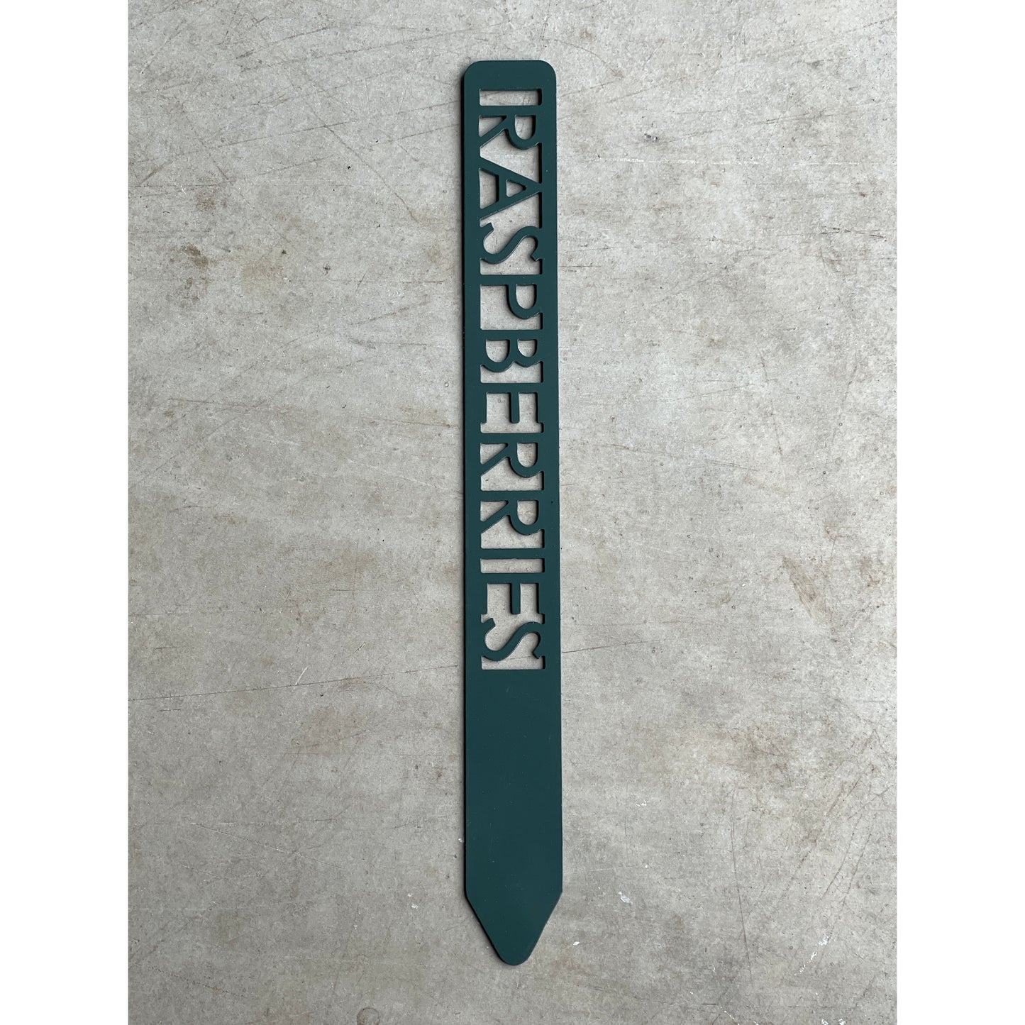 Metal Garden Stakes - Painted Hunter Green- Garden Yard Art – Rustic Outdoor Decor