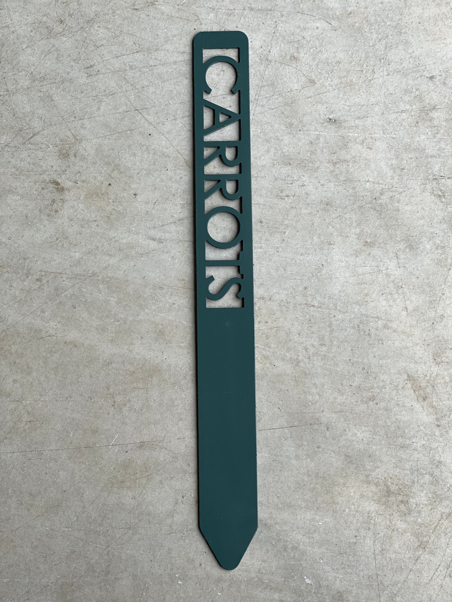 Metal Garden Stakes - Painted Hunter Green