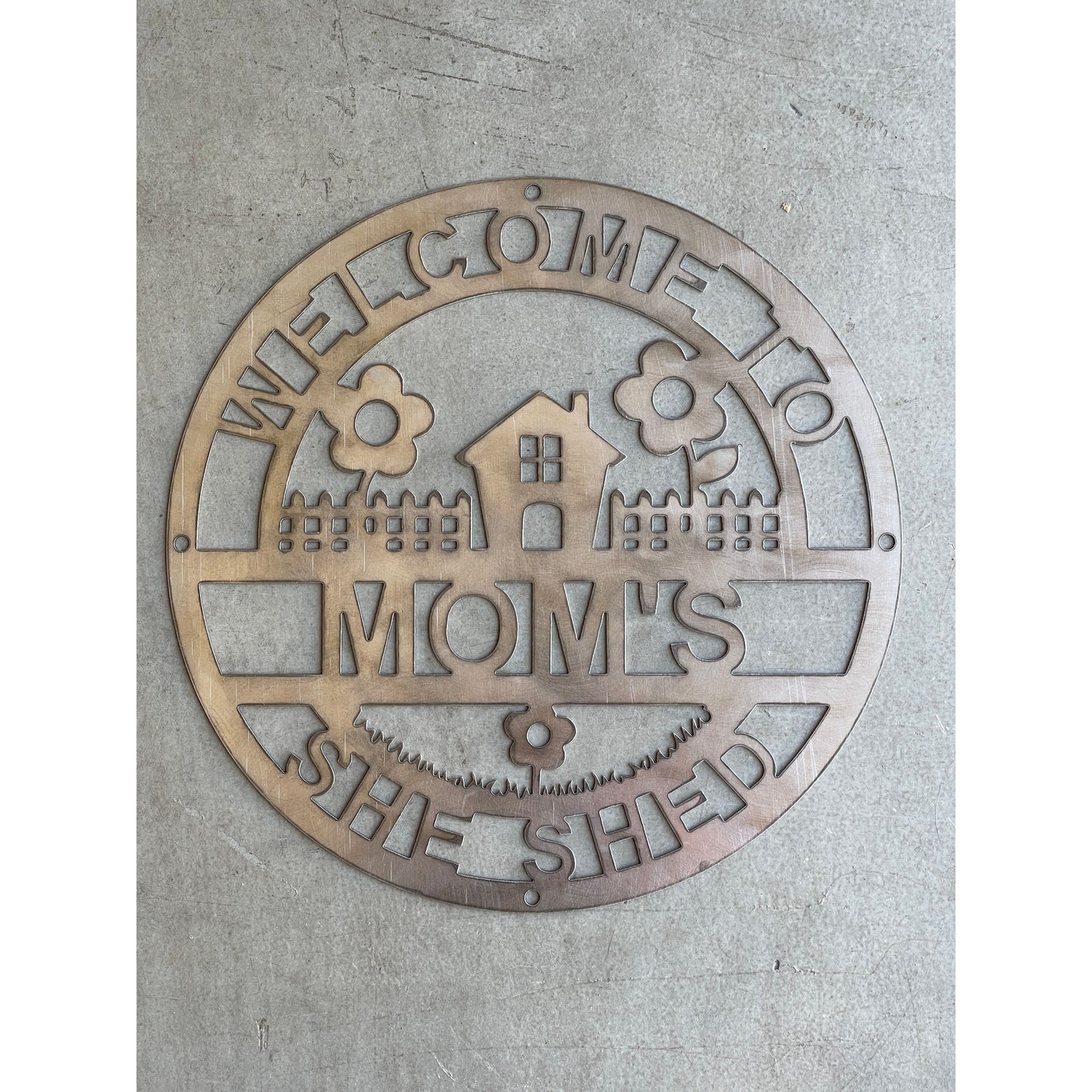 She Shed Metal Sign (18") – Sleek, Durable, and Stylish
