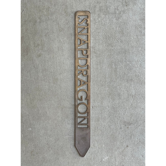 Raw Metal Flower Stakes – Garden Yard Art – Rustic Outdoor Decor