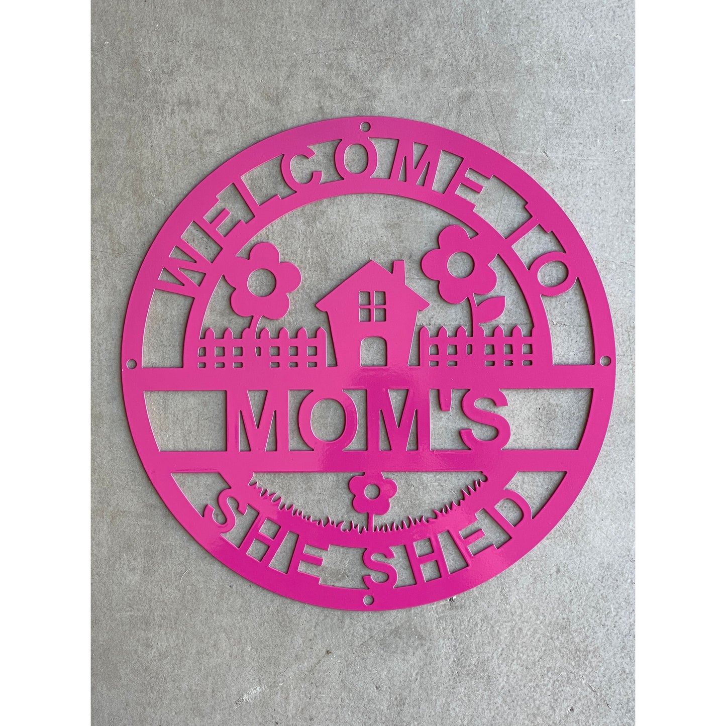 She Shed Metal Sign (18") – Sleek, Durable, and Stylish