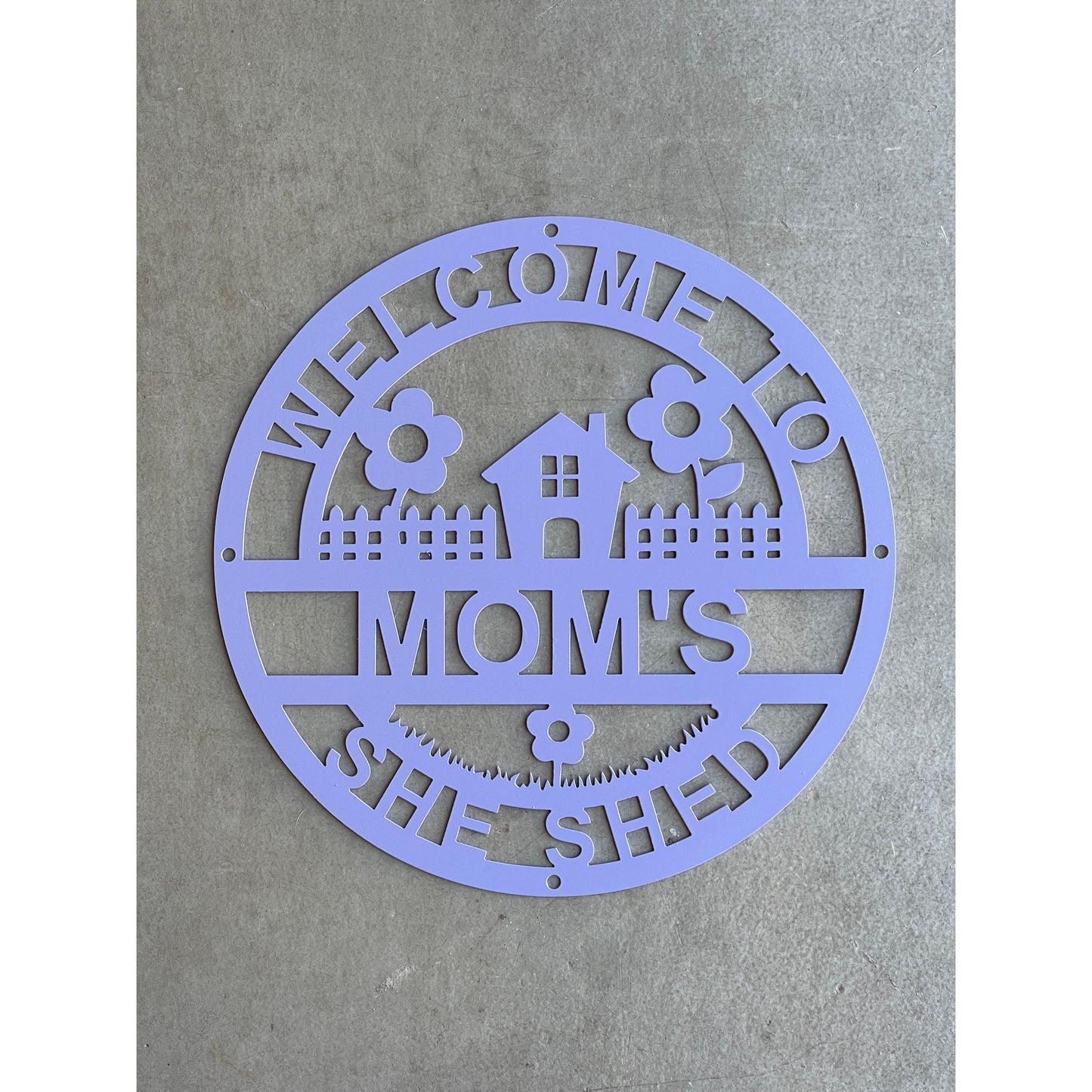 She Shed Metal Sign (18") – Sleek, Durable, and Stylish