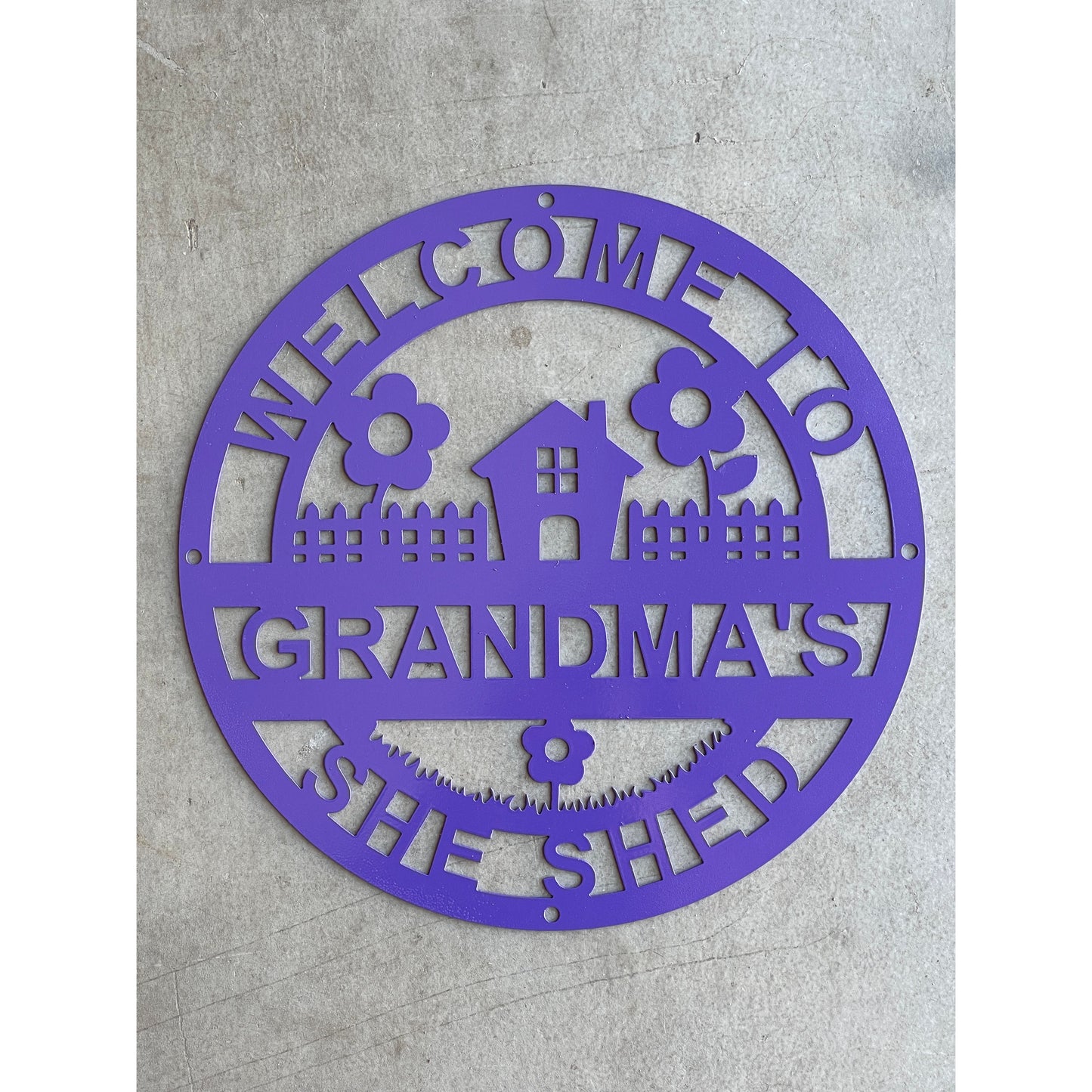 She Shed Metal Sign (18") – Sleek, Durable, and Stylish