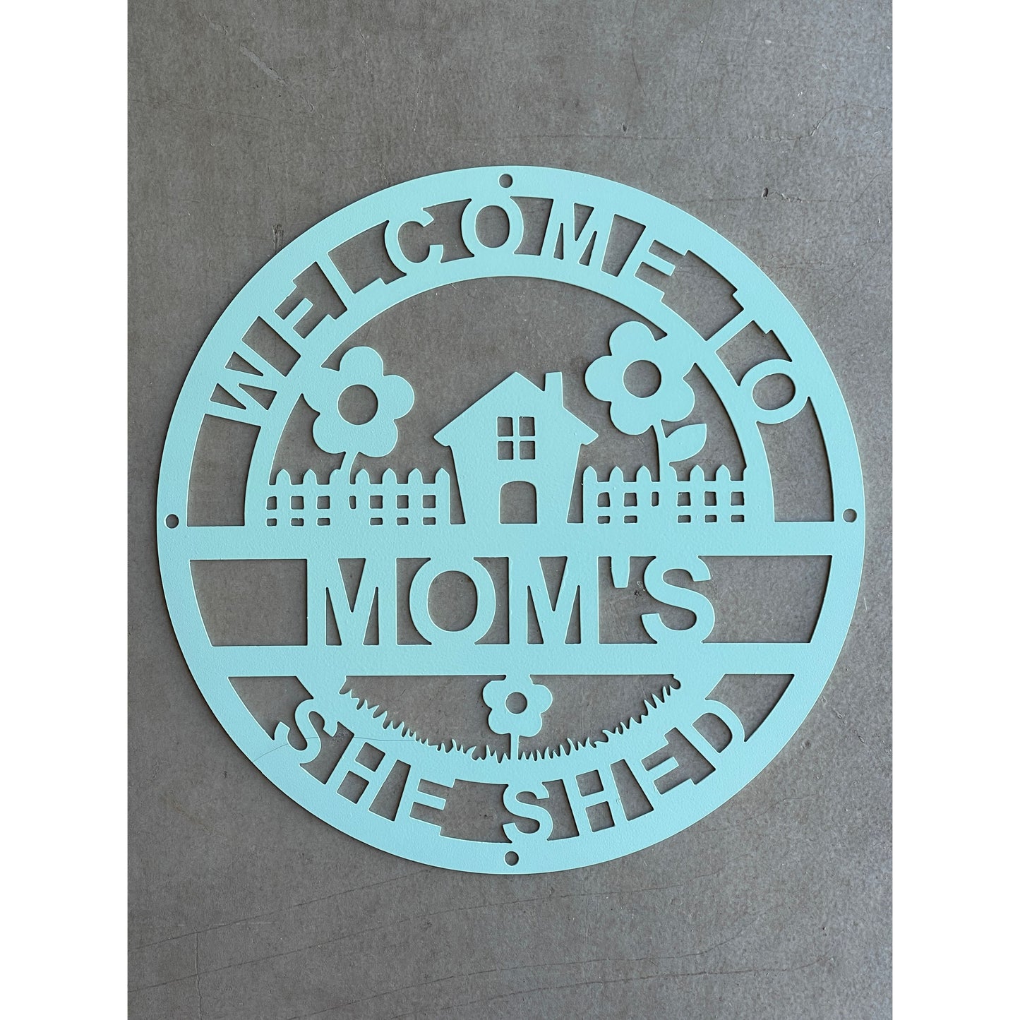 She Shed Metal Sign (18") – Sleek, Durable, and Stylish