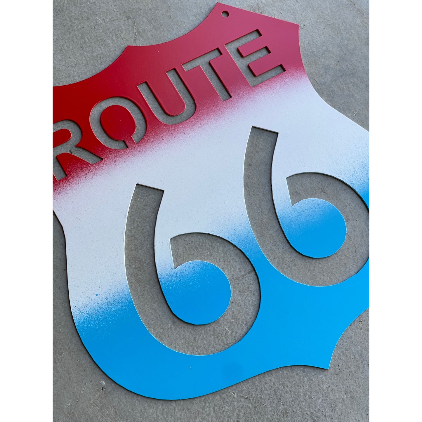Custom Route 66 Sign with name - 12" tall