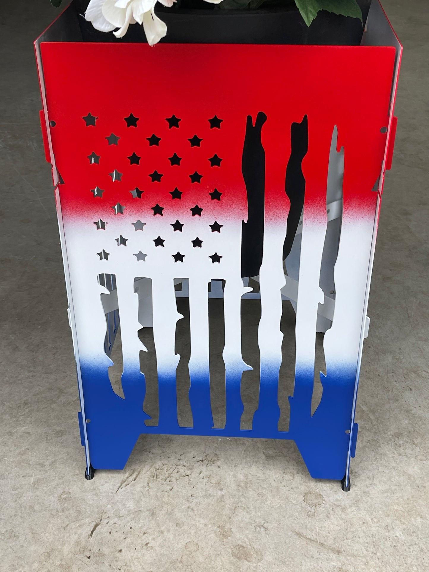Collapsible Plant Stand Metal | 12.5" x 12.5"x 20" high