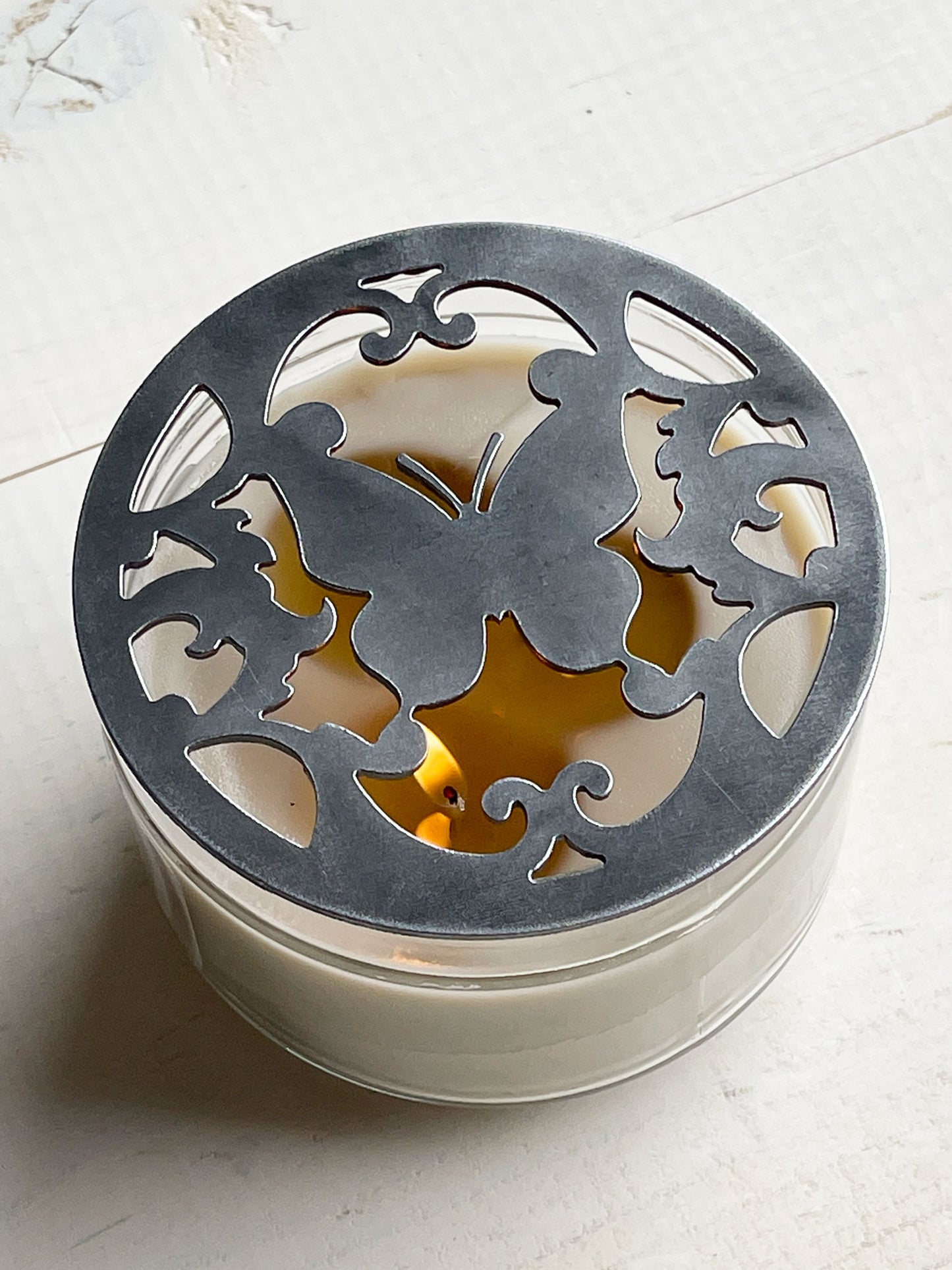 Butterfly Metal Candle Topper - 4"