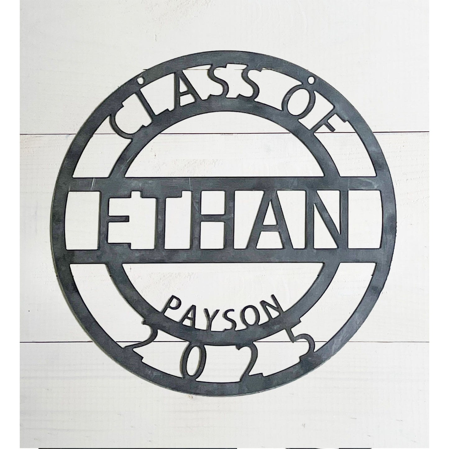 Custom Graduation Metal Sign – Personalized Class of Sign for Yard or Wall