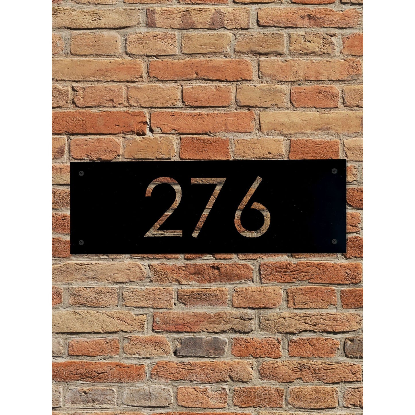Custom Metal Address Sign – Personalized House Number Sign for Home or Yard