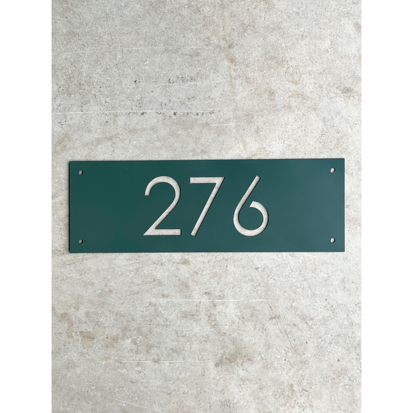 Custom Metal Address Sign – Personalized House Number Sign for Home or Yard
