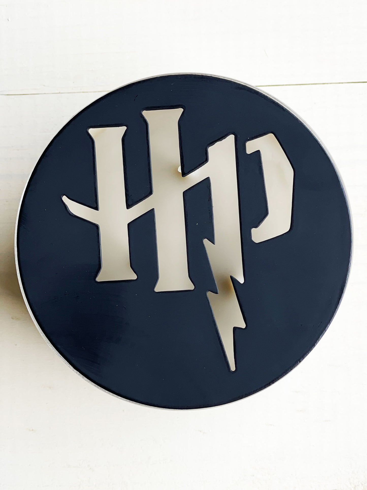 HP Metal Candle Topper - 4" Black
