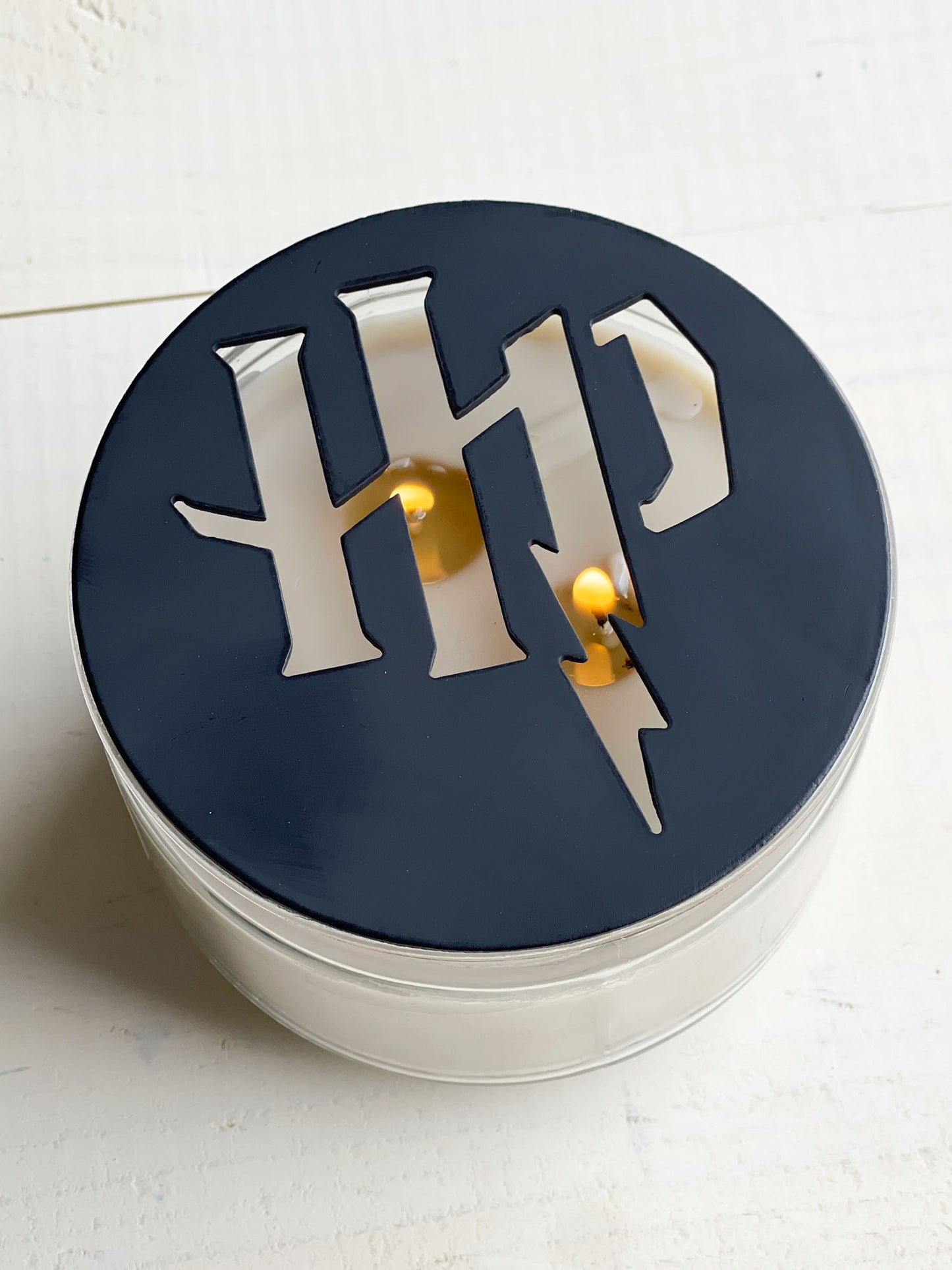 HP Metal Candle Topper - 4" Black