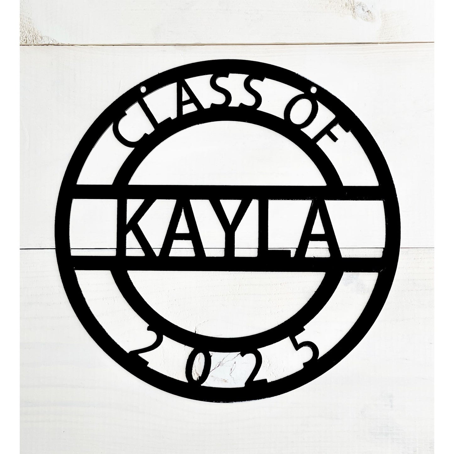 Custom Graduation Metal Sign – Personalized Class of Sign for Yard or Wall