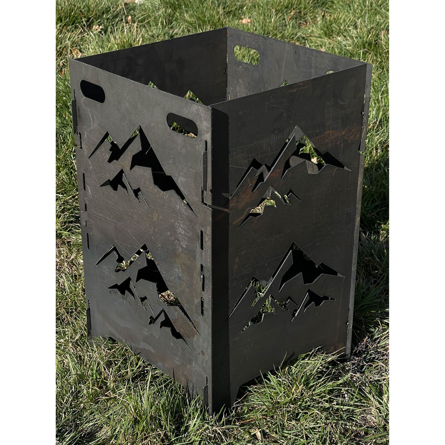 Plant Stands Collapsible Metal 12 1/2"x 12 1/2"x 16" | Multiple Designs & Colors | Space-Saving Décor