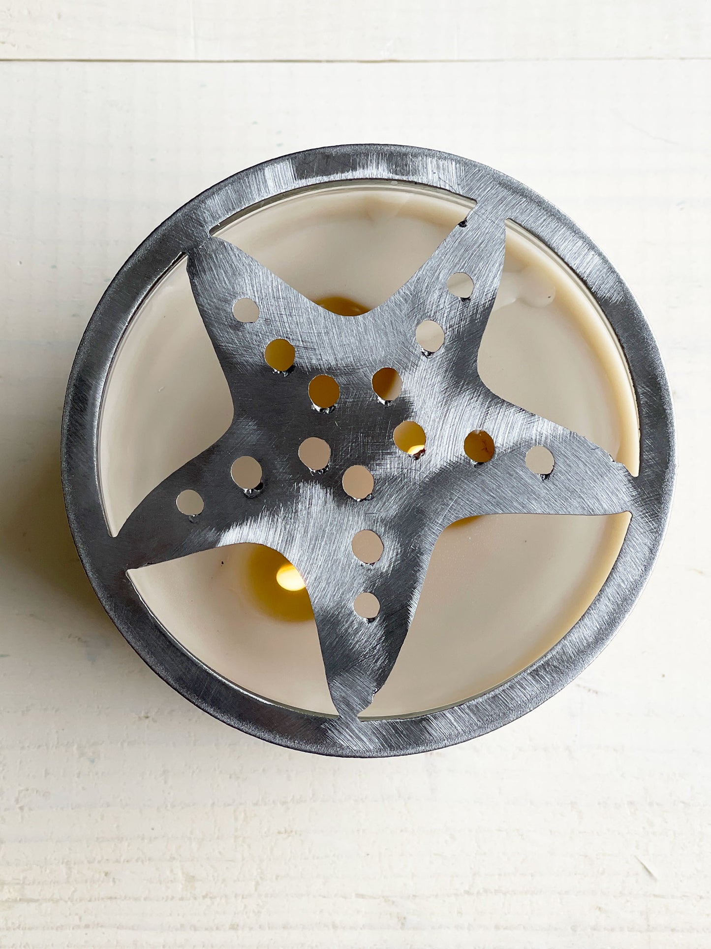 Starfish Metal Candle Topper - 4"