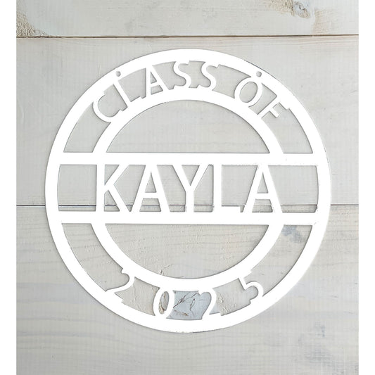 Custom Graduation Metal Sign – Personalized Class of Sign for Yard or Wall