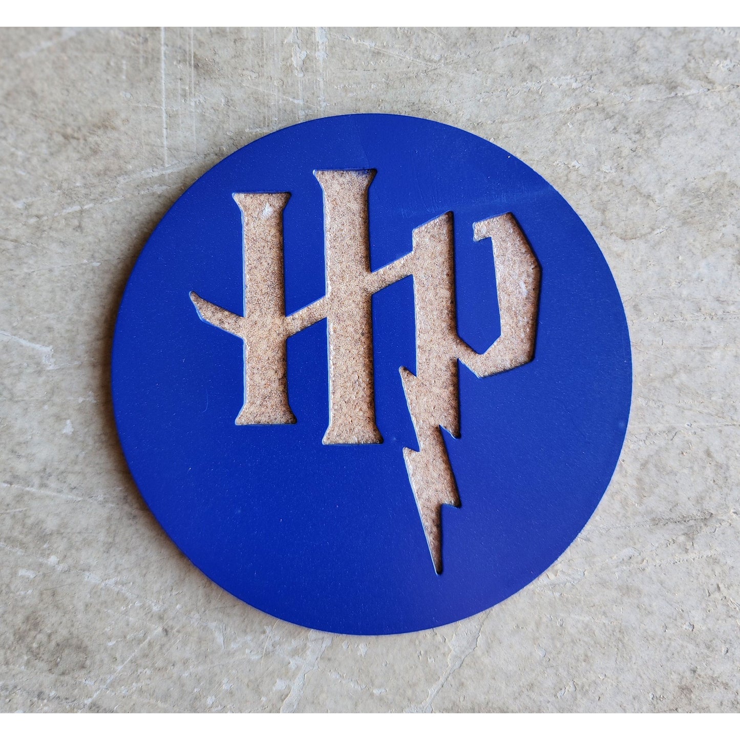 HP-Inspired Metal Coasters – Set of 4 Magical Gift for Wizard Fans