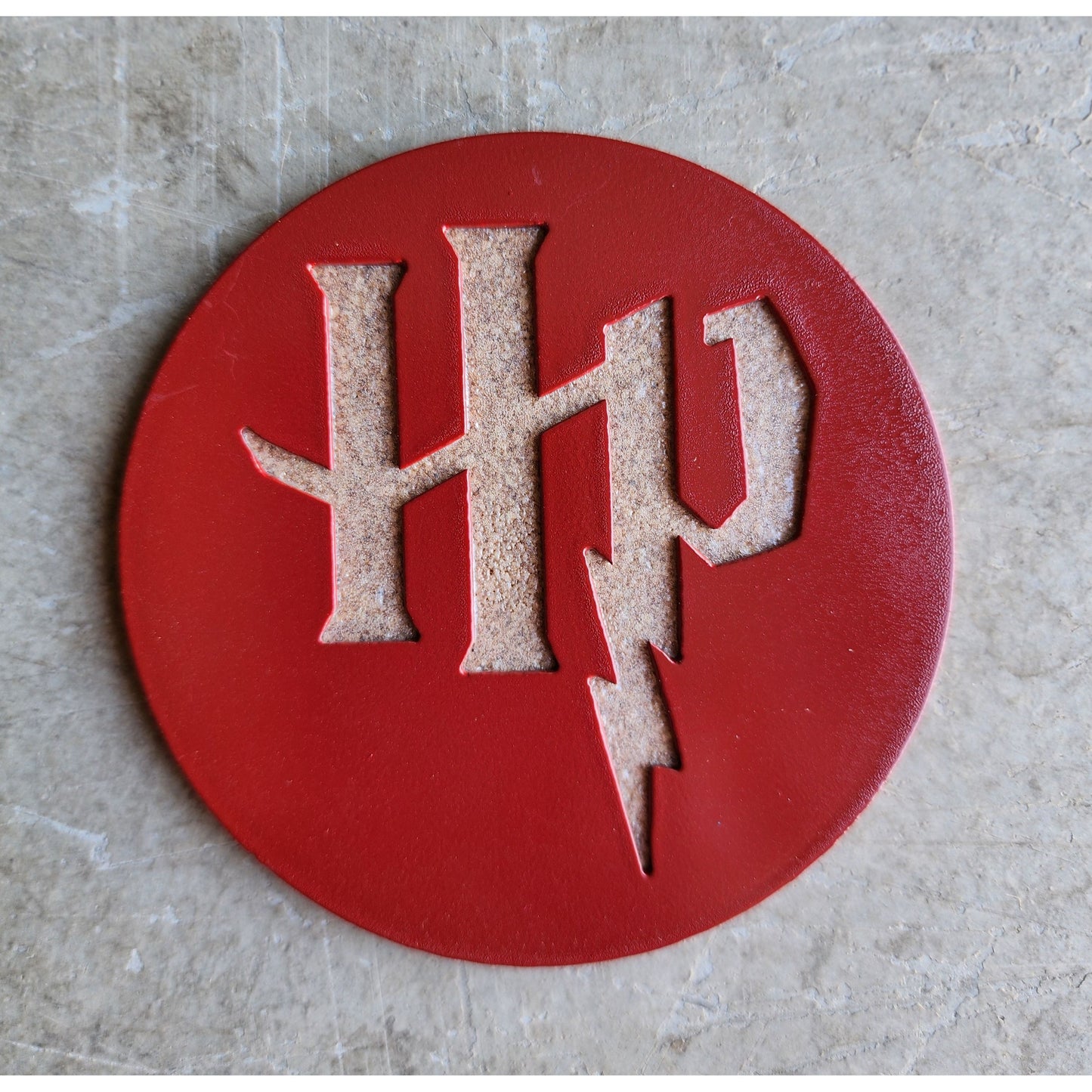 HP-Inspired Metal Coasters – Set of 4 Magical Gift for Wizard Fans
