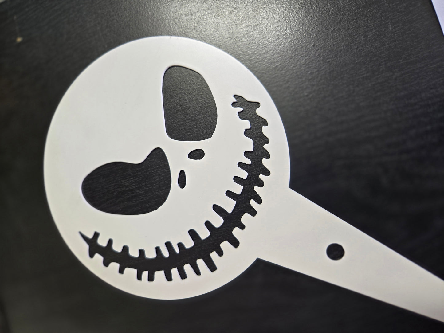 Mischievous Jack Metal Garden Stake – 6" Spooky Yard Decor for Pots, Pathways & Flower Beds