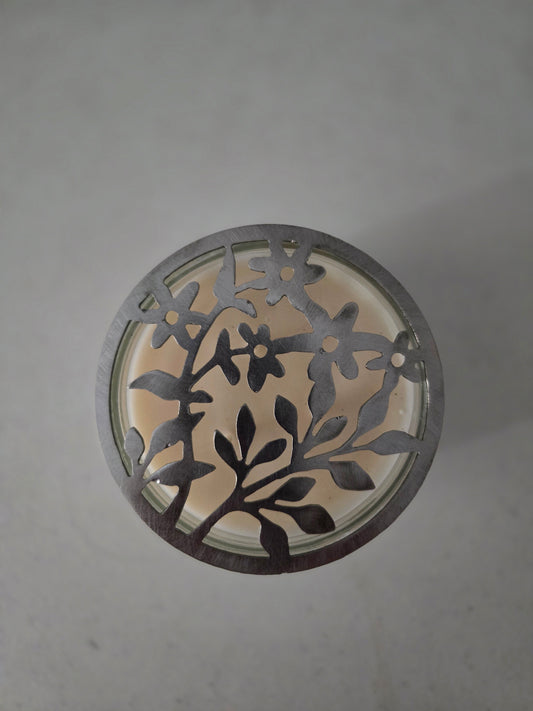 Flower Garden Candle Topper – Vibrant Floral Candle Decoration