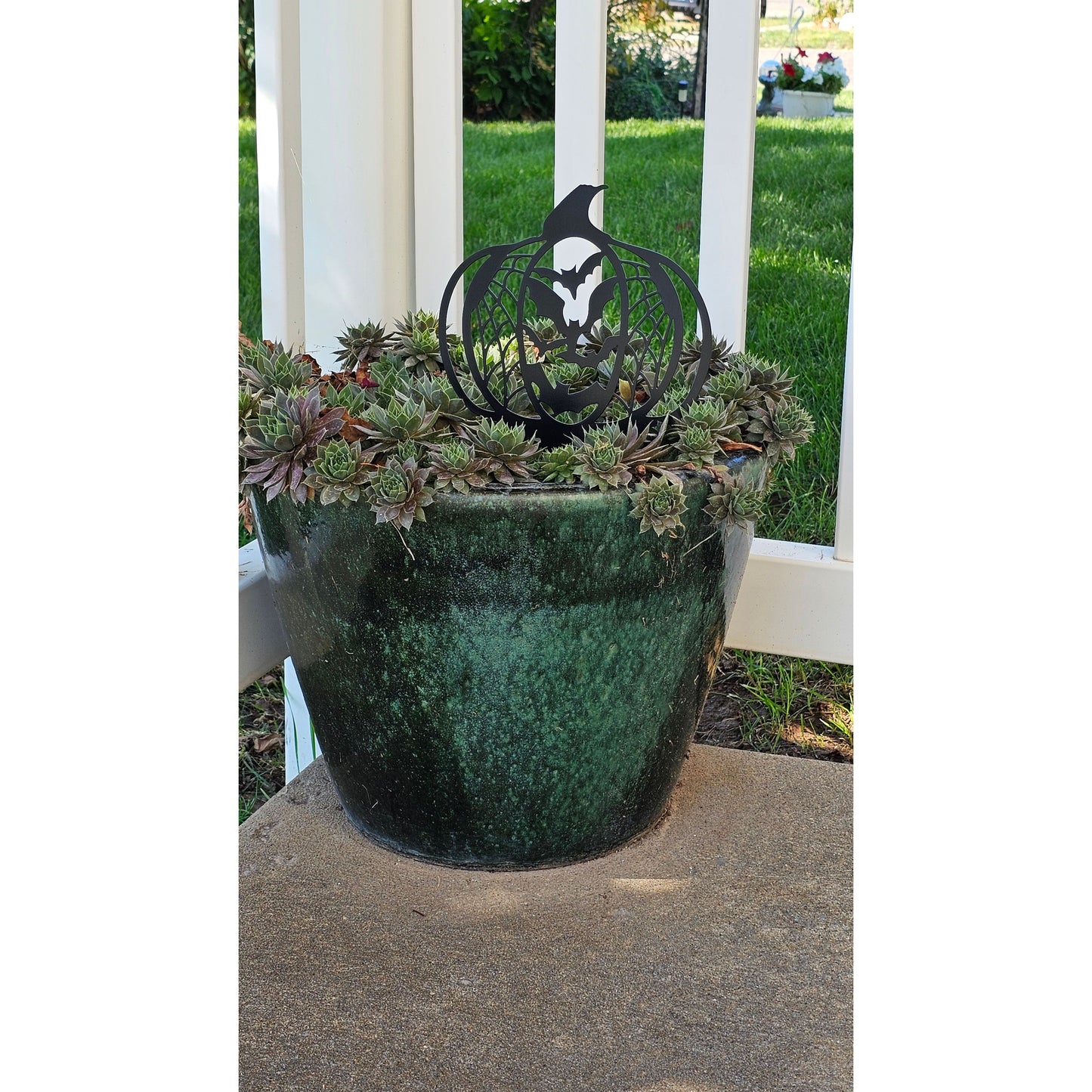 Halloween Pumpkin Bat Garden Stake – Spook Yard Decoration
