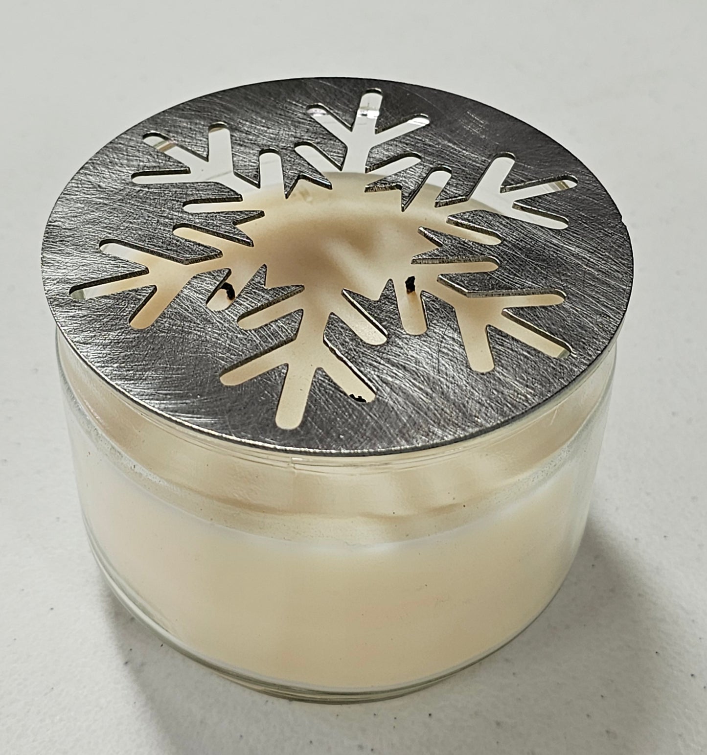 Christmas snowflake candle flame guard