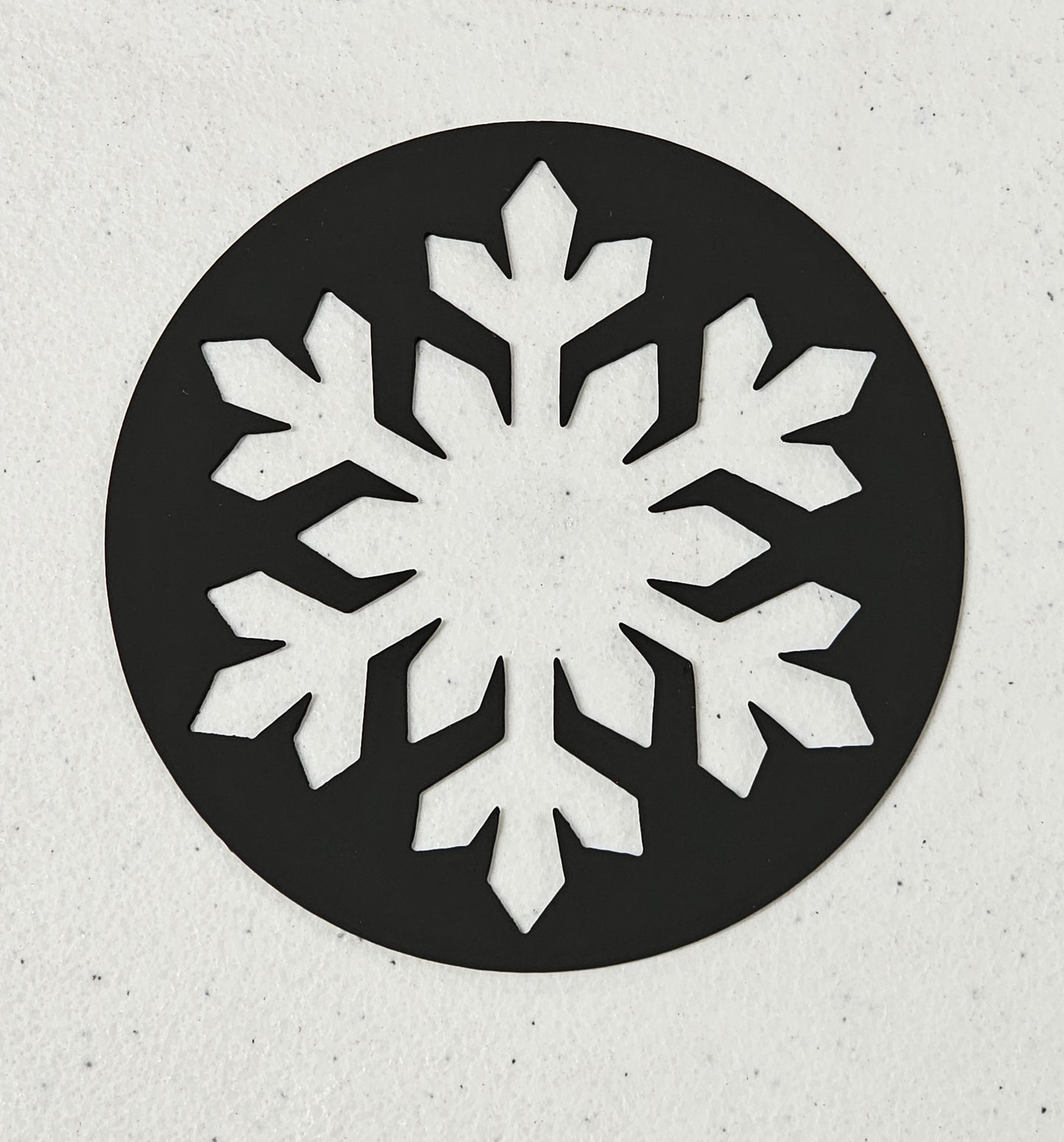 Winter snowflake jar candle accessory