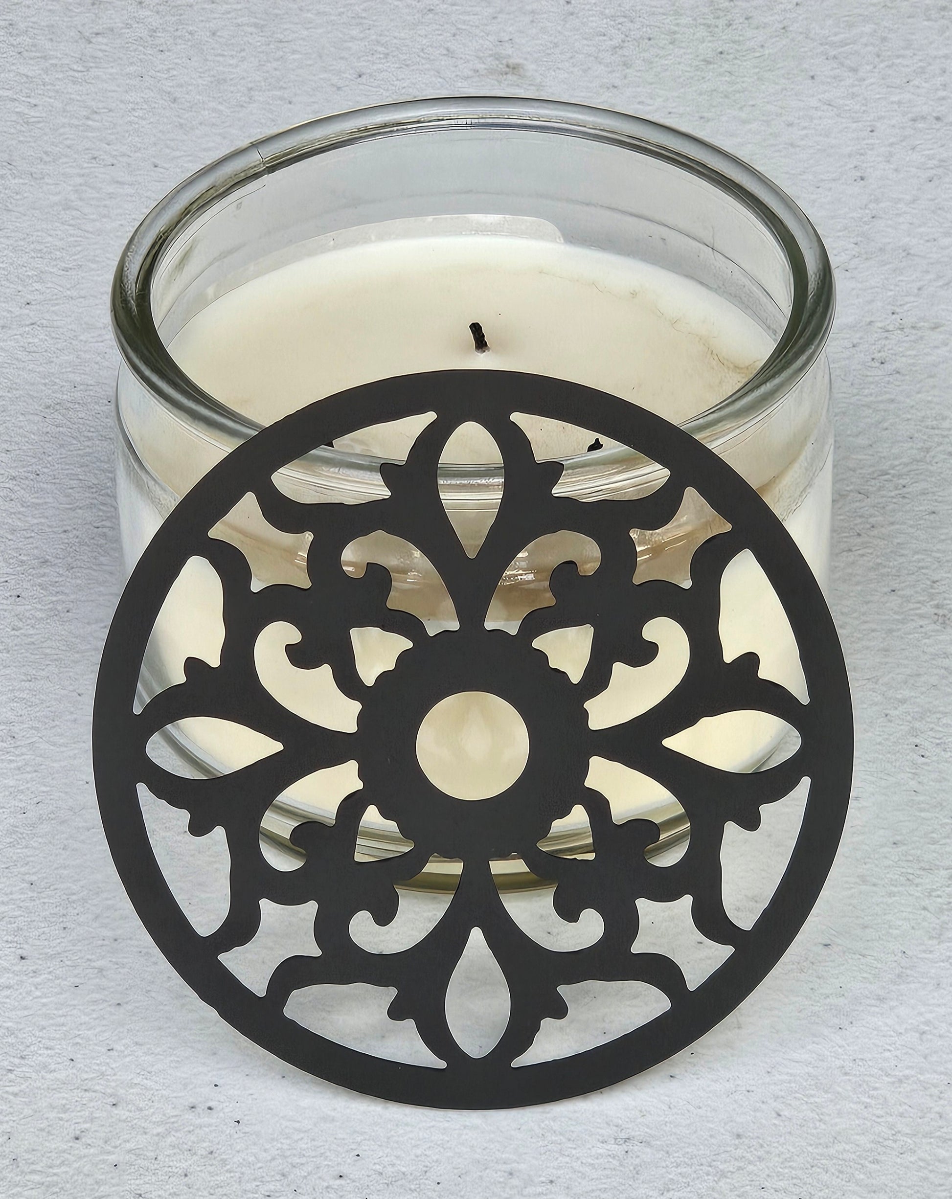 Decorative Candle Topper for Large Jar Candles