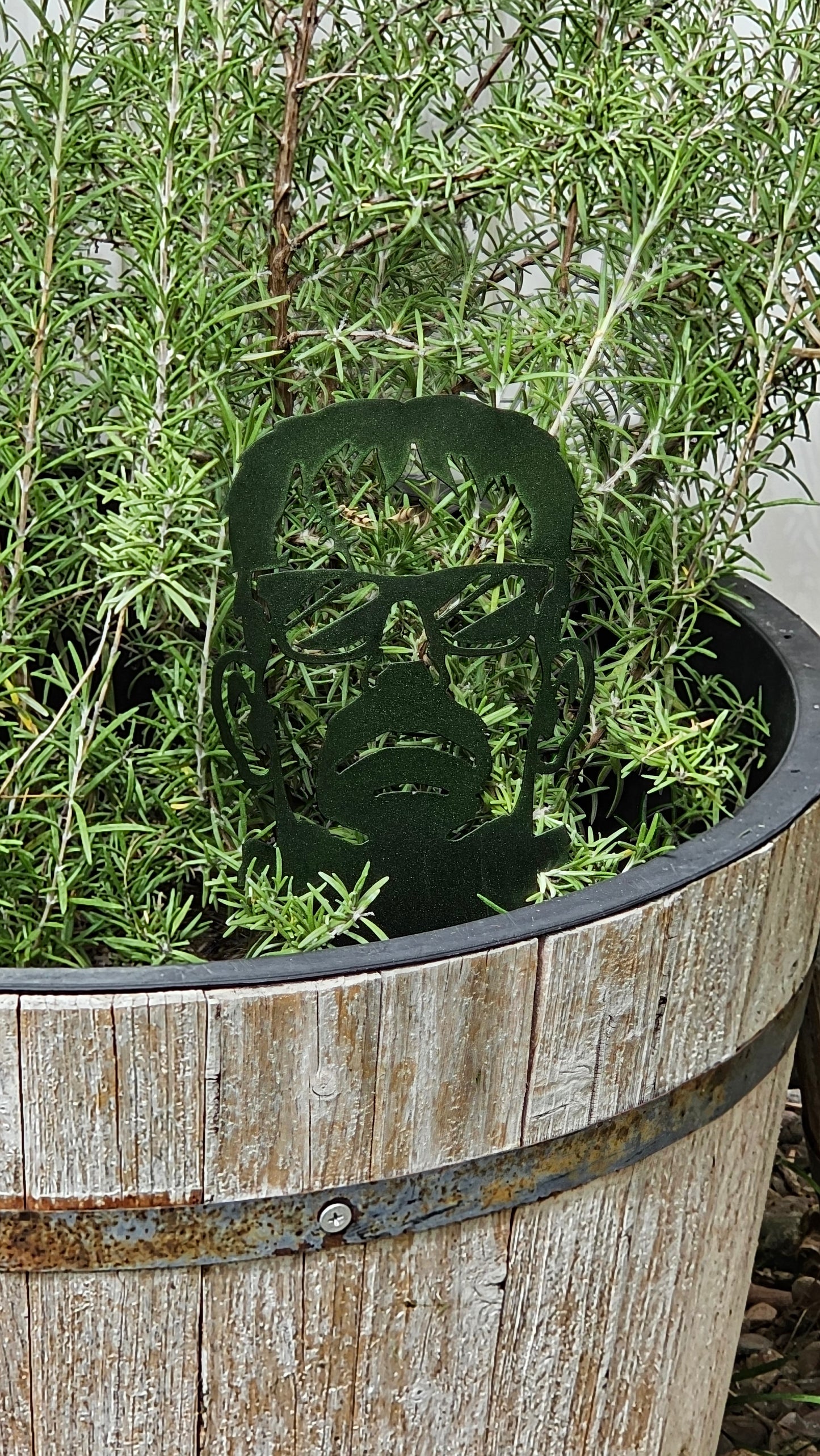 Frankenstein Garden Stake – Halloween Yard Decor for Flower Beds or Planters
