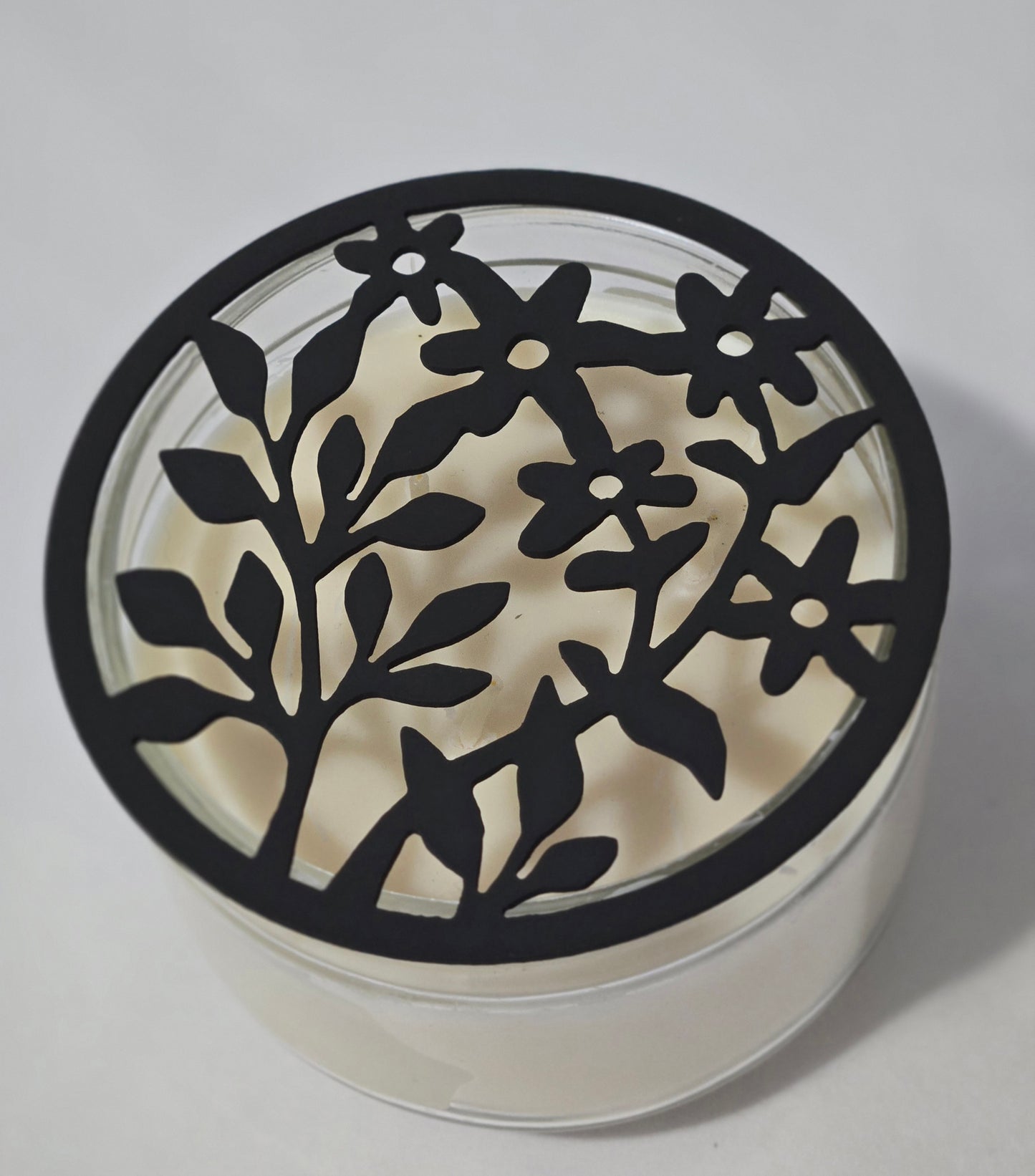 Wildflower Garden Candle Topper | Floral Metal Candle Accessory