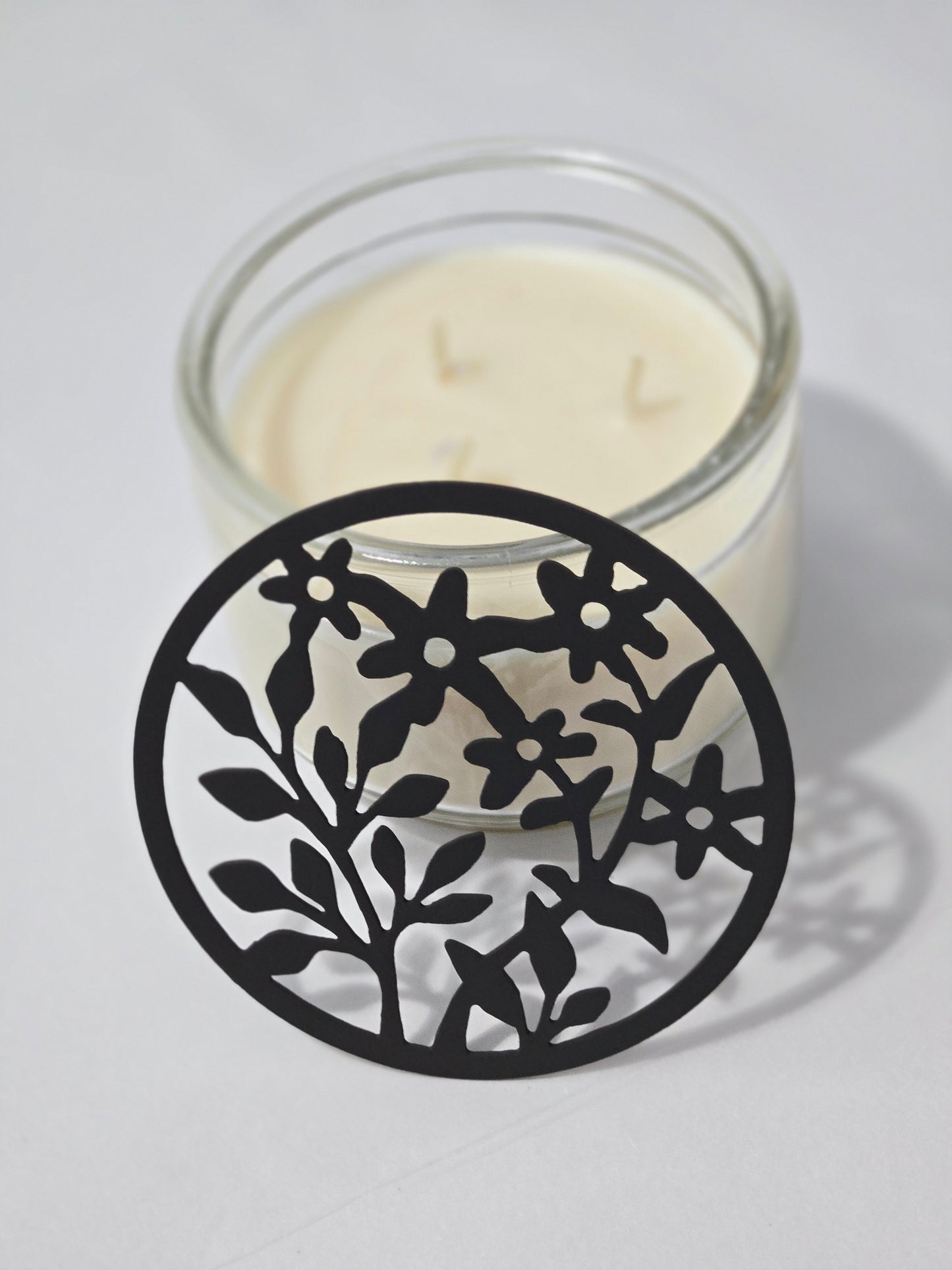 Wildflower Garden Candle Topper | Floral Metal Candle Accessory