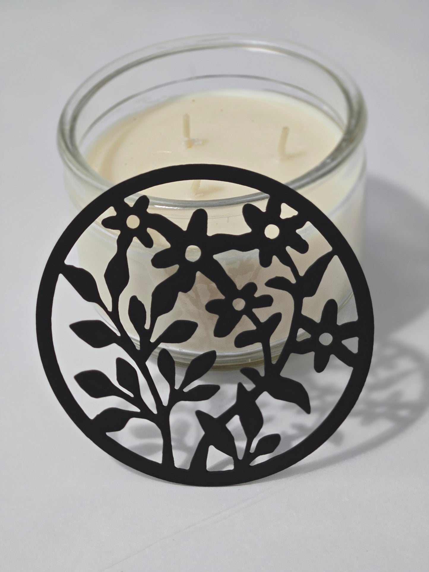 Wildflower Garden Candle Topper | Floral Metal Candle Accessory