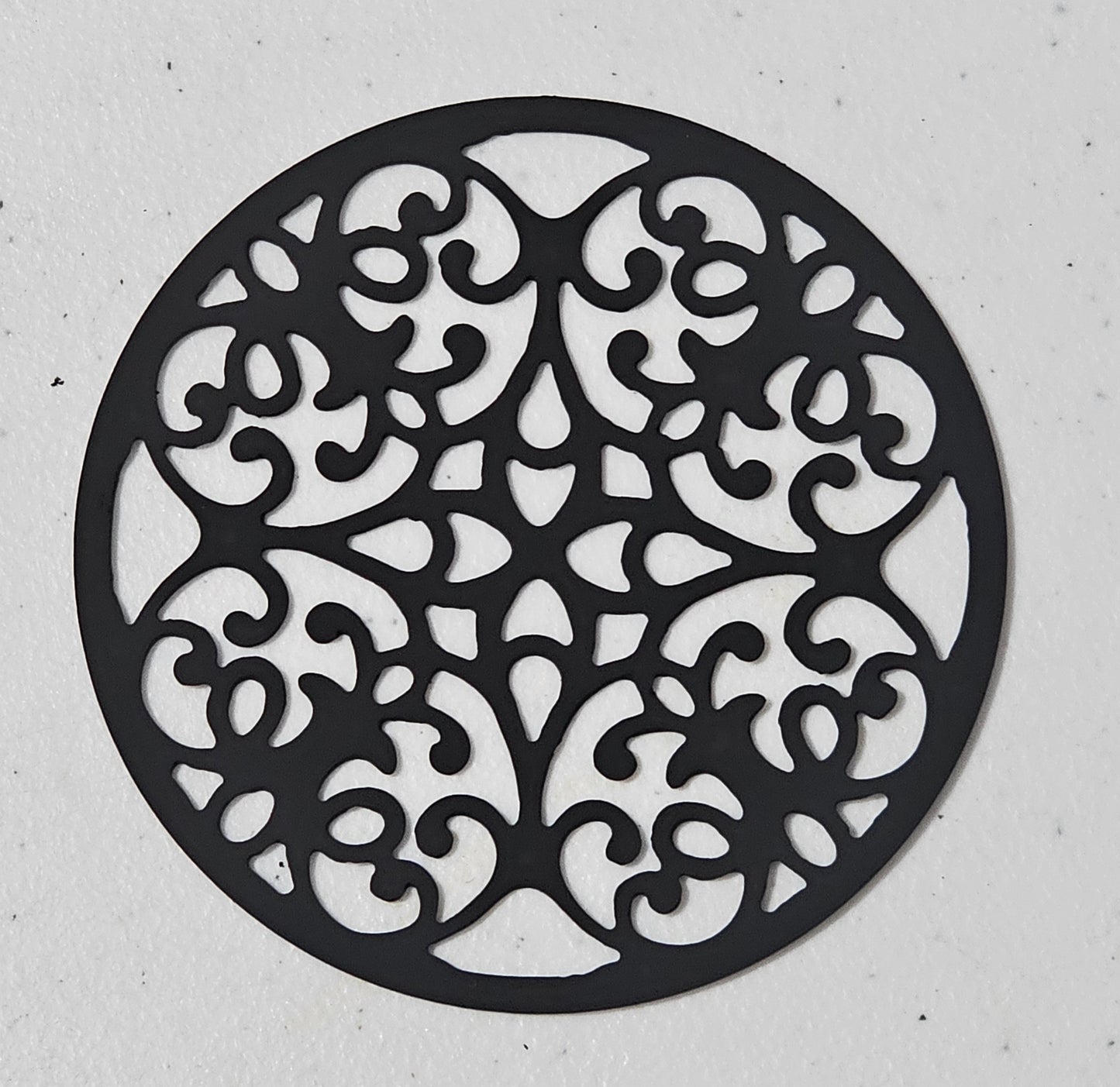 Baroque Bloom candle topper on jar candle