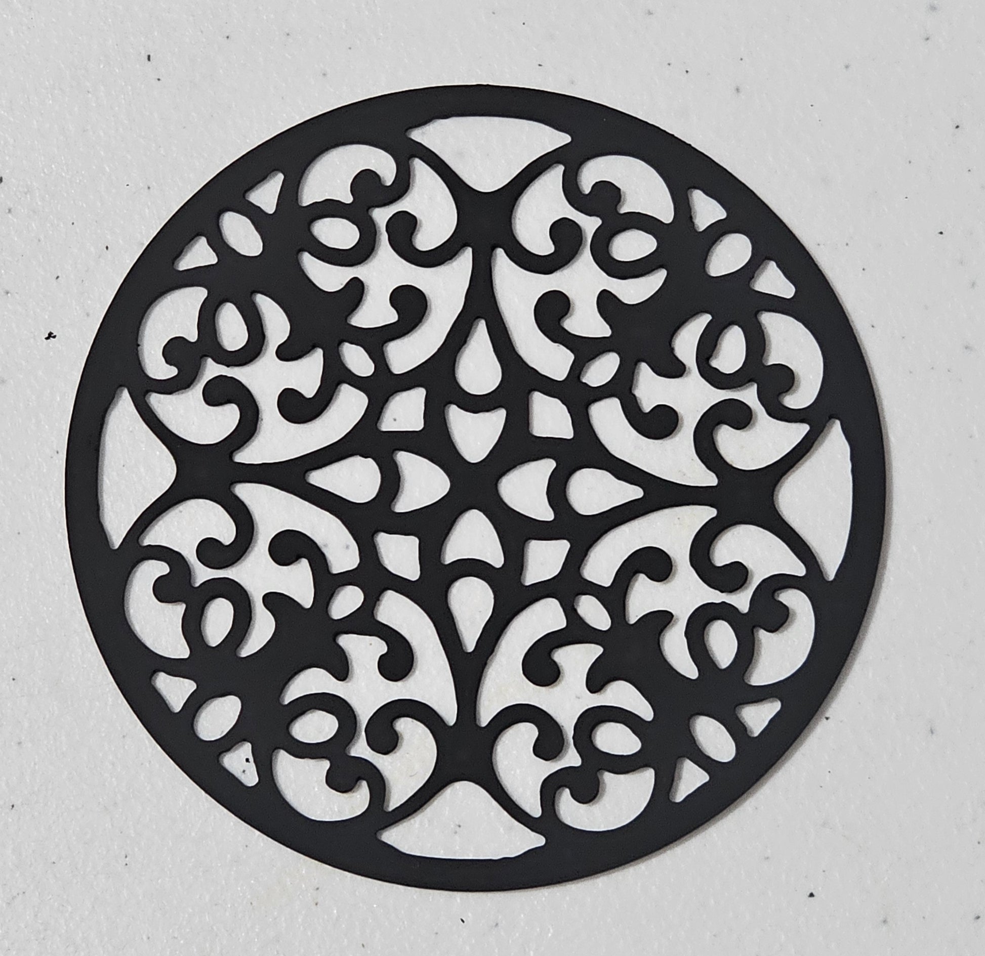 Baroque Bloom candle topper on jar candle