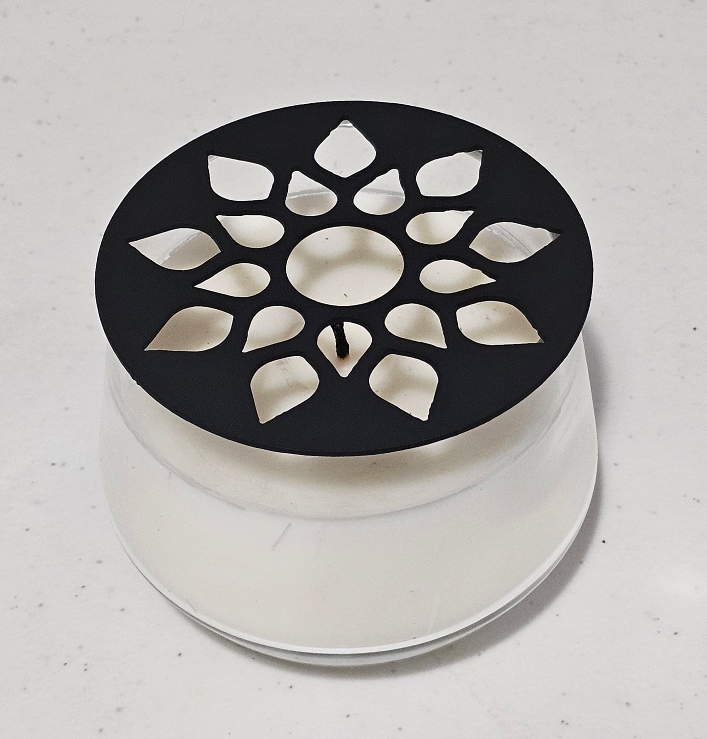 Helios Sunburst Candle Topper Lid – Metal Candle Lid for Jar Candles | Sunburst Design | Modern Home Décor Gift for Candle Lovers