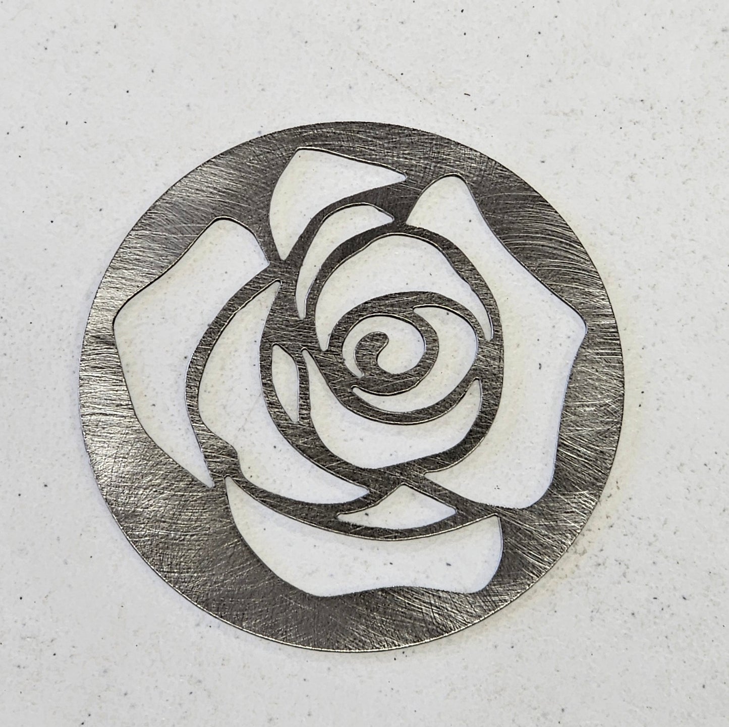 Elegant Rose Candle Topper – Unique Wedding & Home Decor