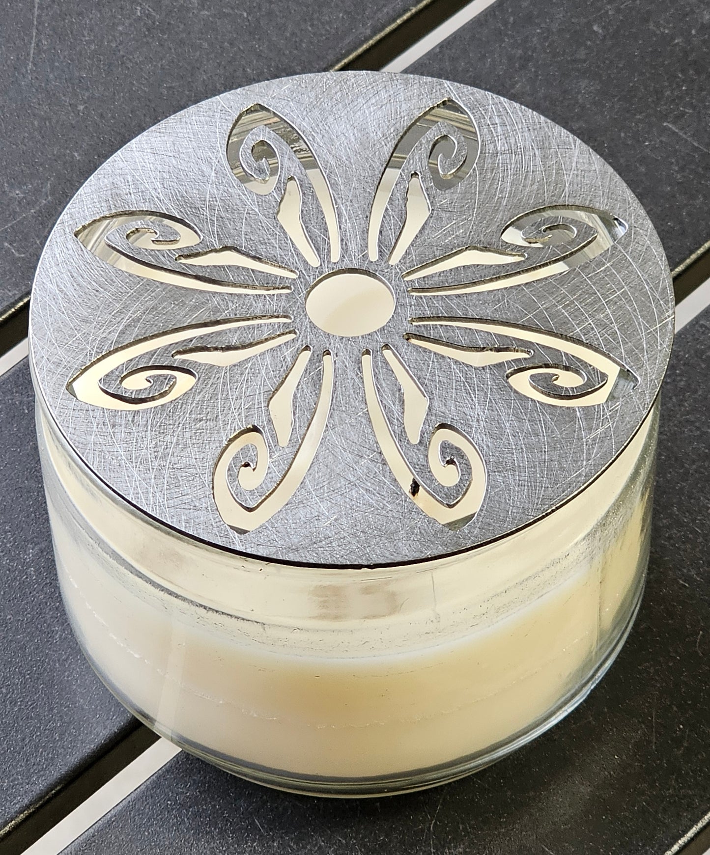 Enchanted Wings Candle Topper – Metal Candle Accessory for Even Burn & Enhanced Scent Throw